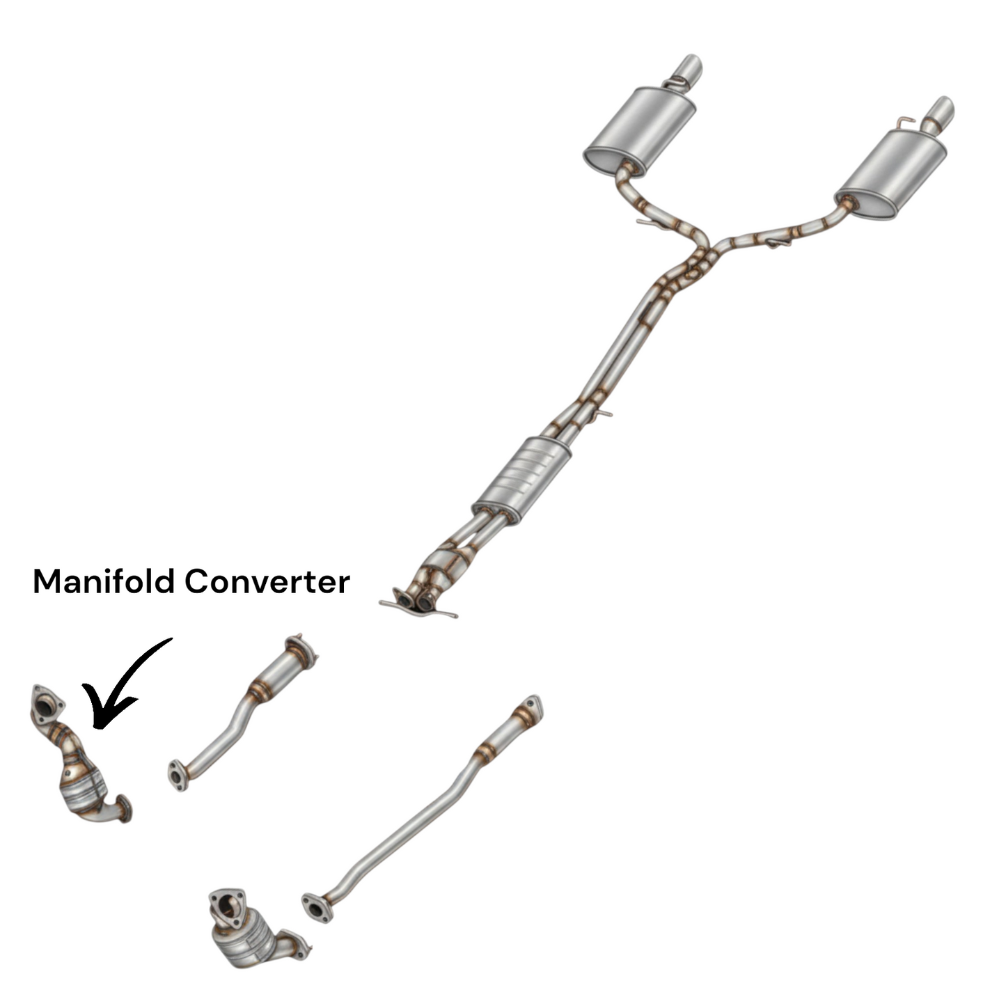 Lincoln MKT 3.5L (2010-2019) (Turbo) Right Side Manifold Converter.