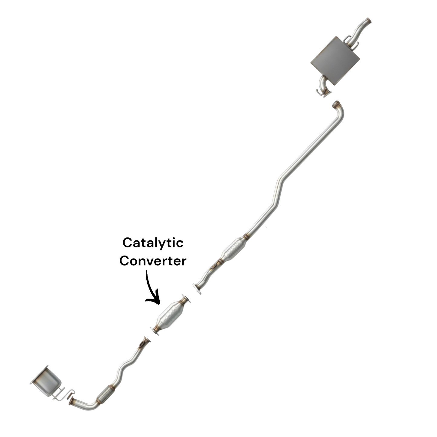 Toyota Corolla 1.8L (1993-1997) Catalytic Converter