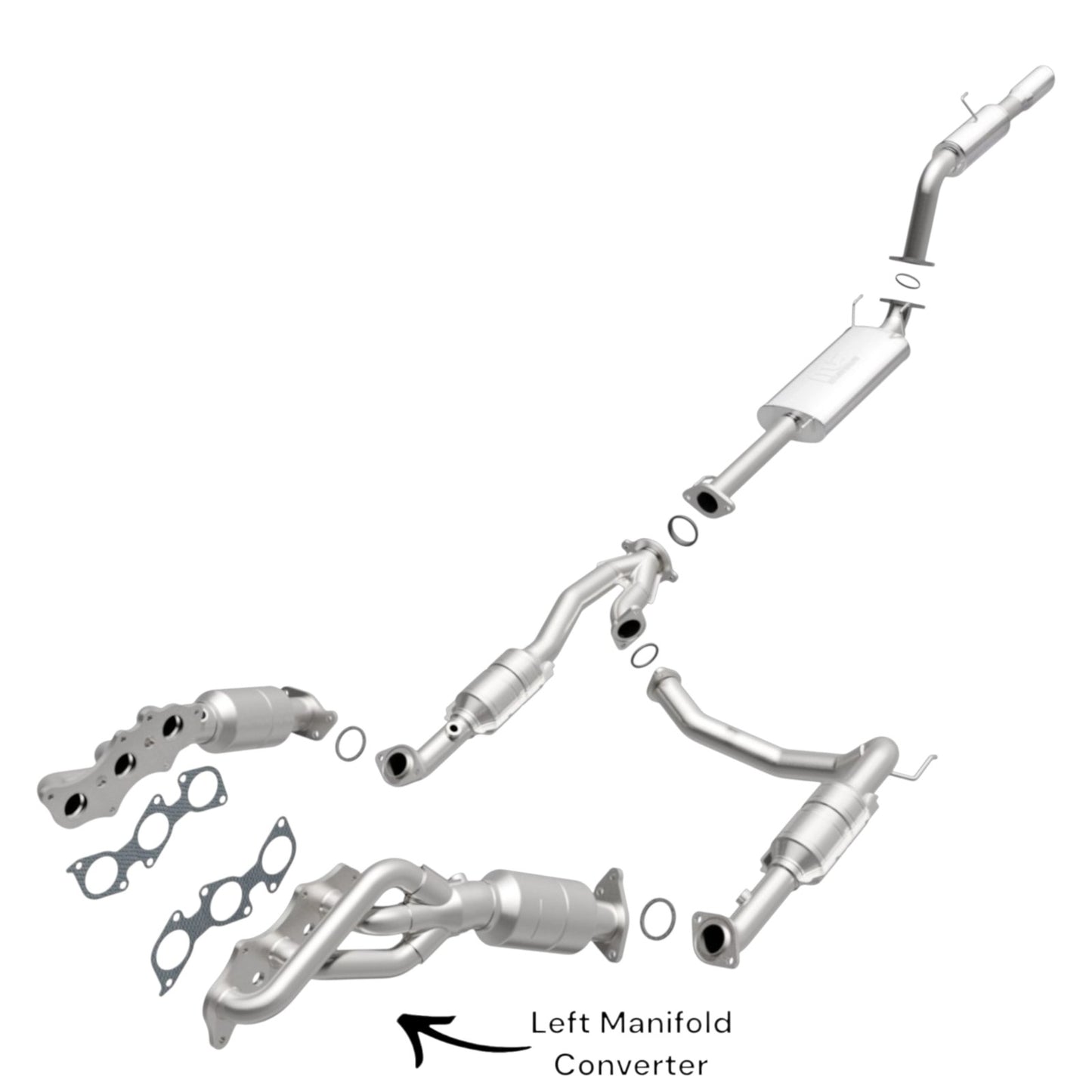 Toyota 4Runner 4.0L (2003-2009) Left Side Manifold Converter.