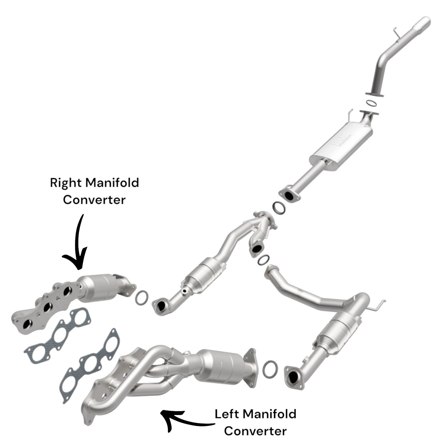 Convertisseur de collecteur pour Toyota FJ Cruiser 4.0L (2007-2009)