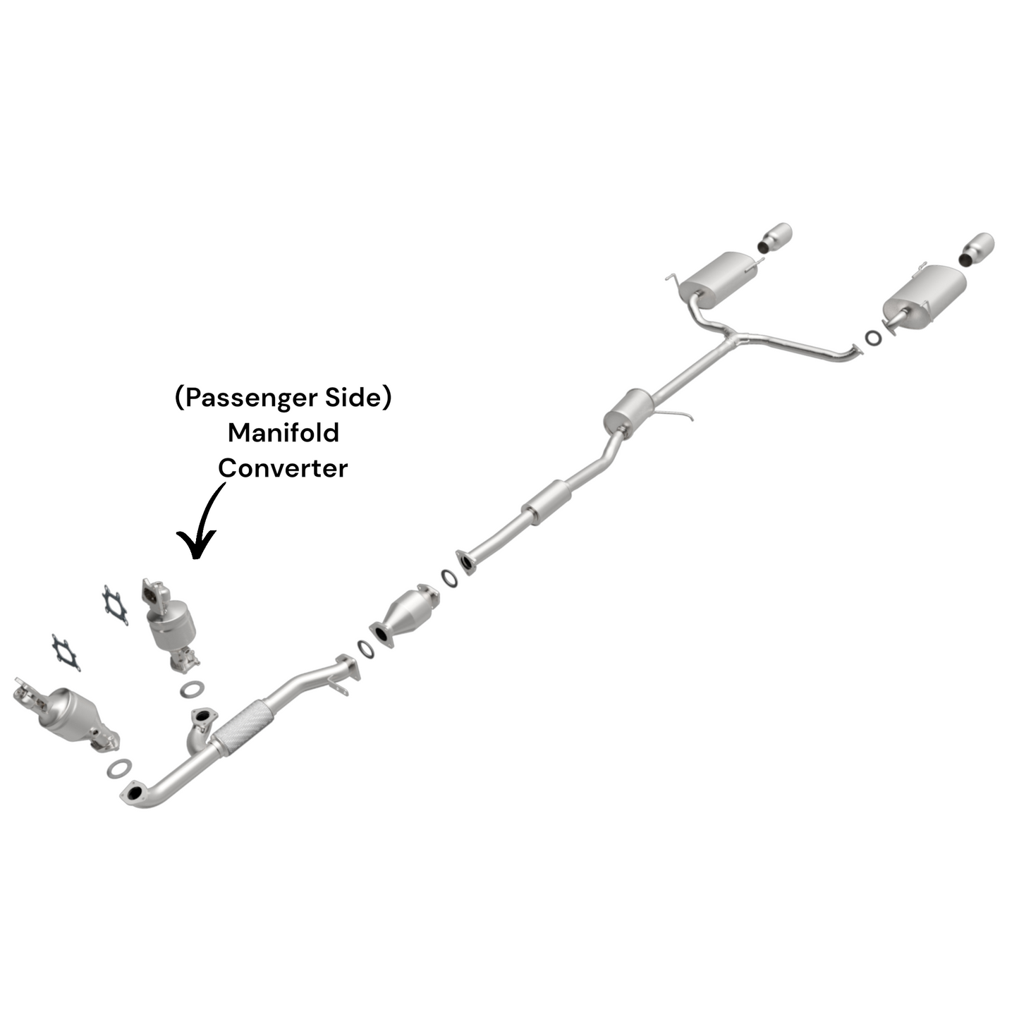 Acura TL 3.2L (2004-2008) (Passenger Side) Manifold Converter