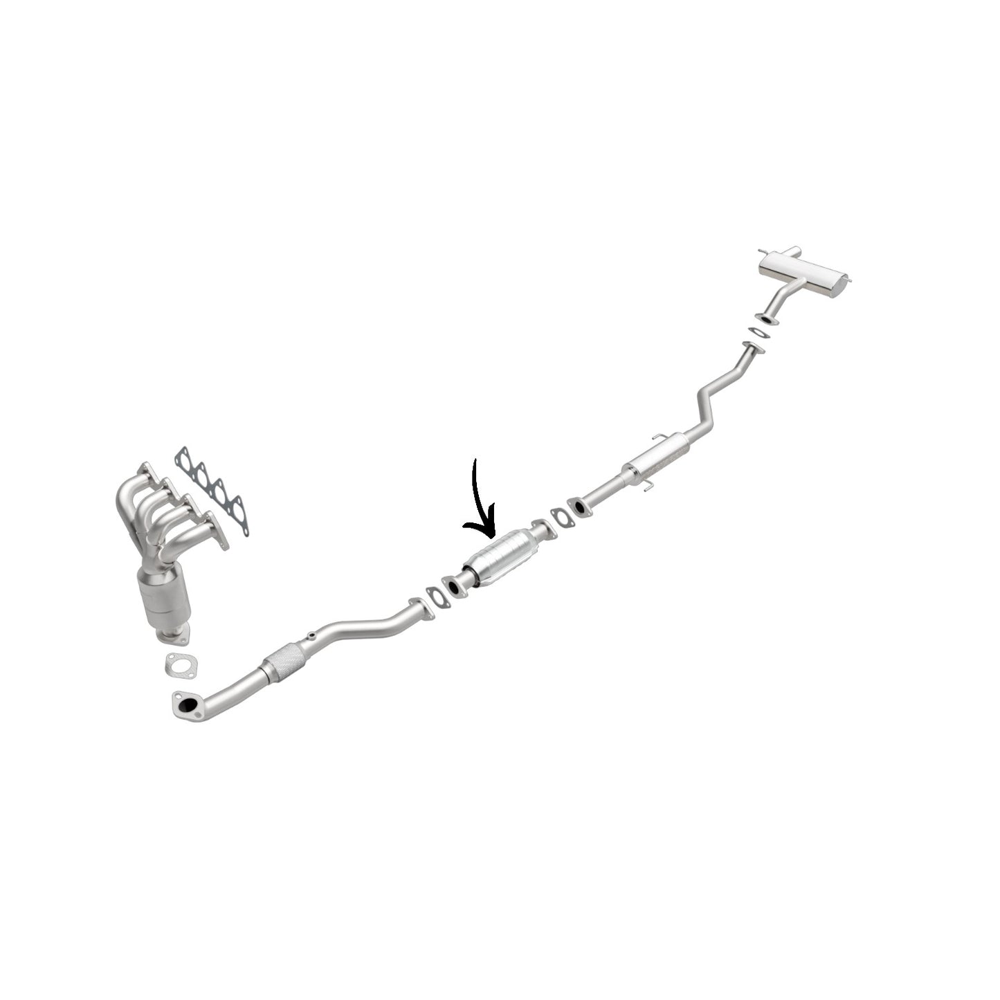 Convertisseur catalytique pour Kia Sportage 2.0L (2005-2010)