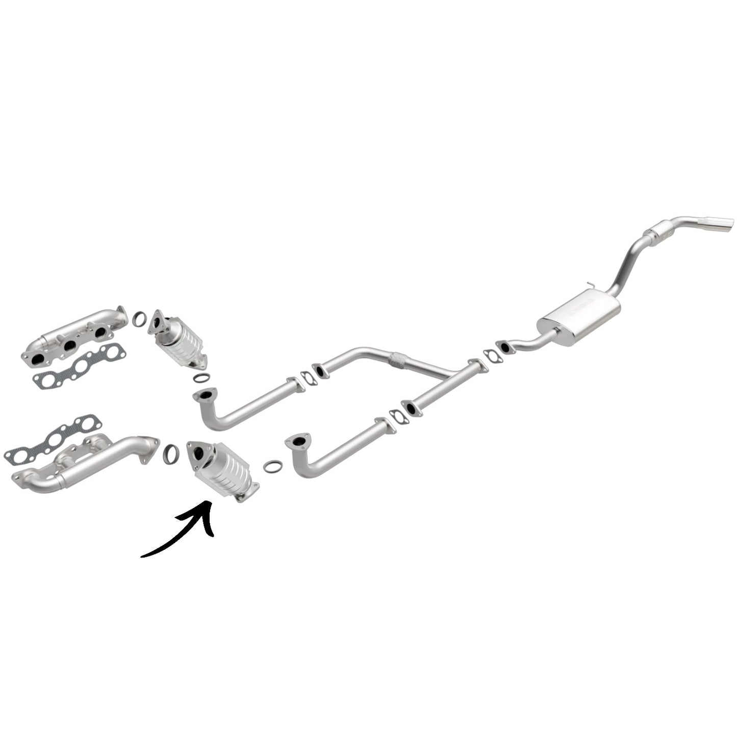 Convertisseur catalytique (côté conducteur) pour compresseur Nissan Xterra 2000-2004 3.3L