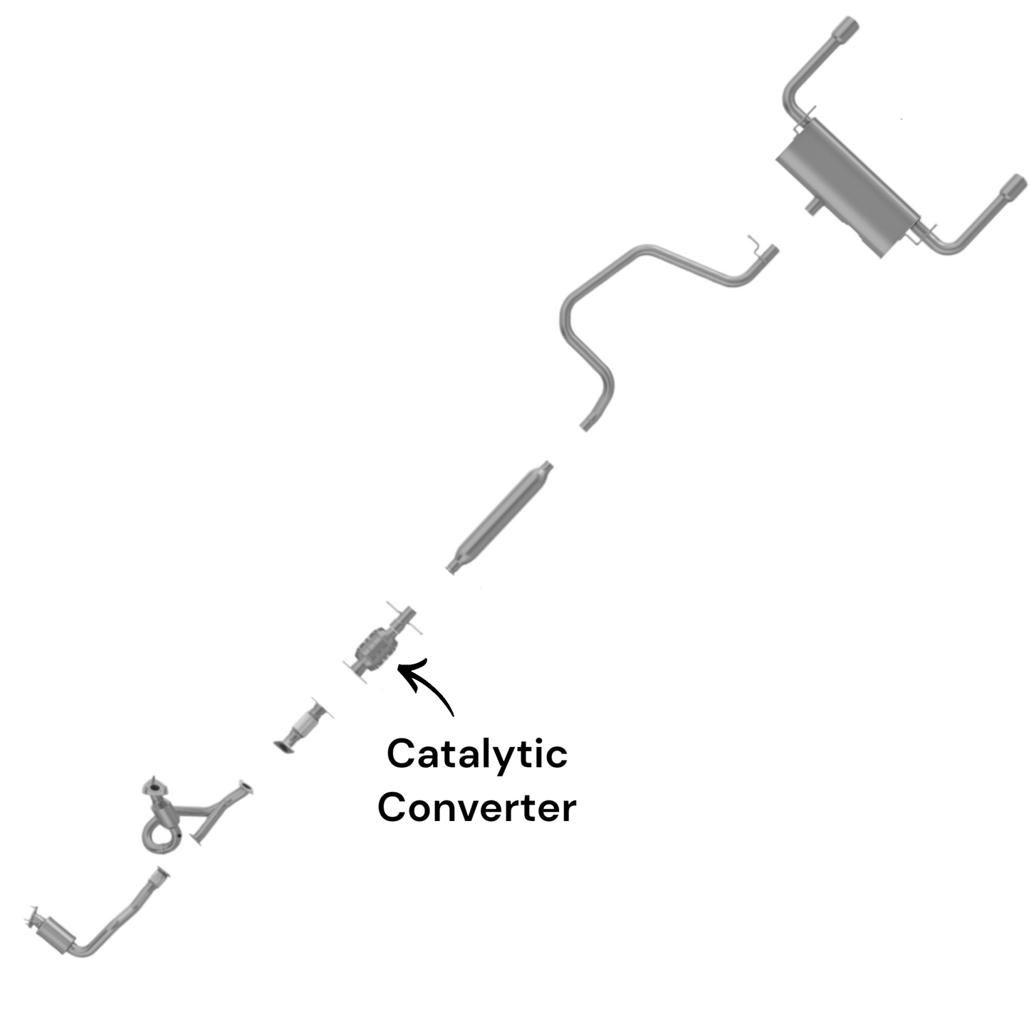 Chevrolet Malibu 3.6L (2009-2012) Catalytic Converter