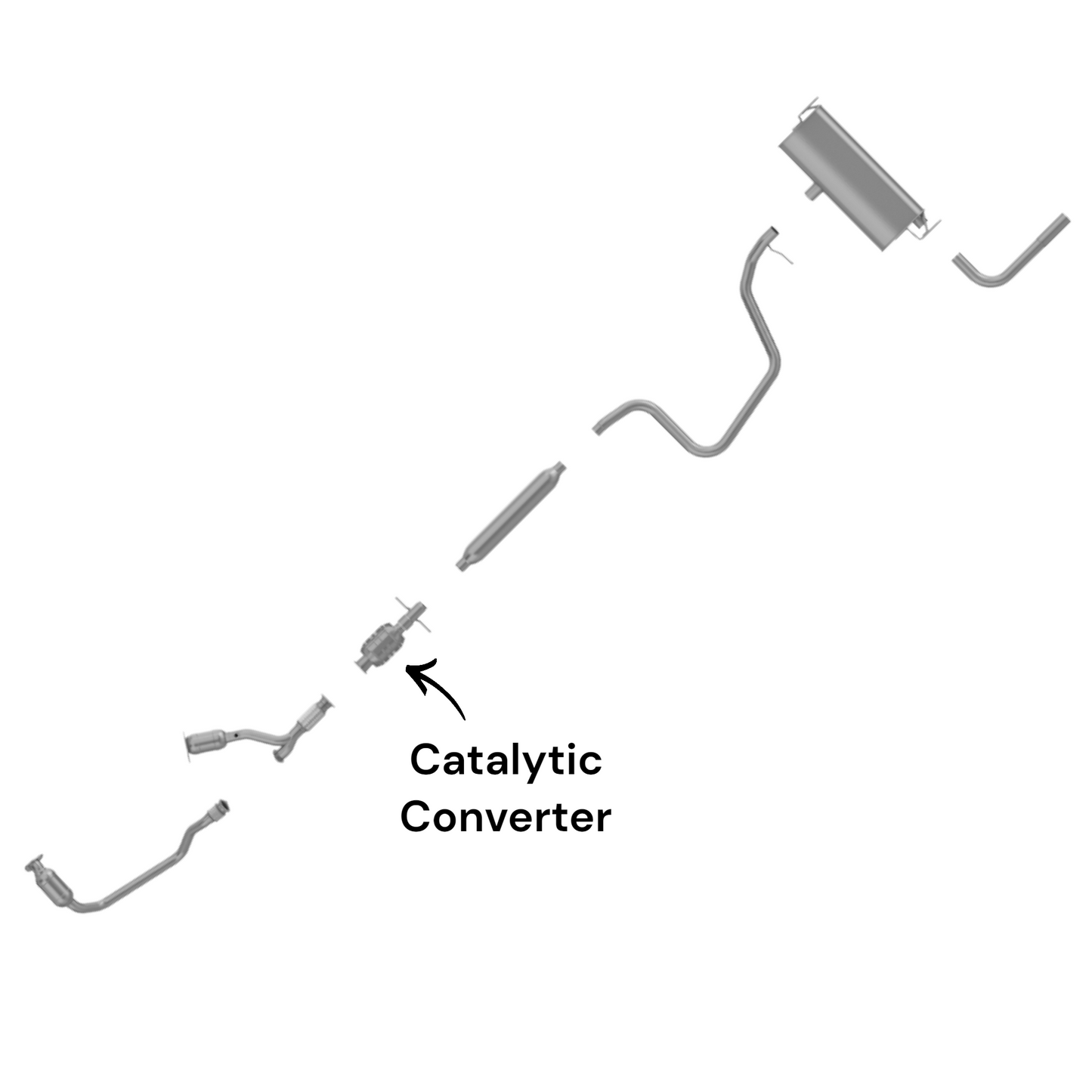 Saturn Aura 3.5L (2008) Catalytic Converter