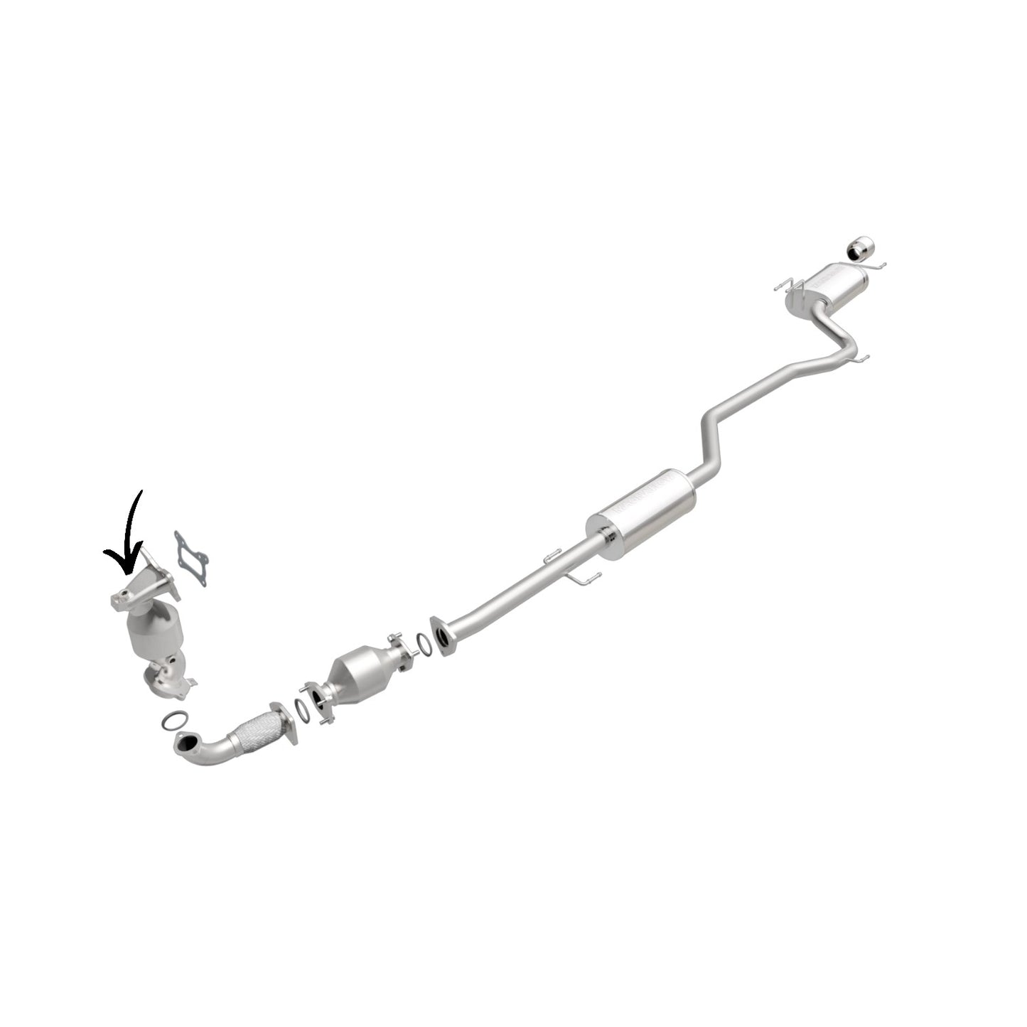 Convertisseur catalytique du collecteur avant pour Honda Accord 2.4L (2008-2012)