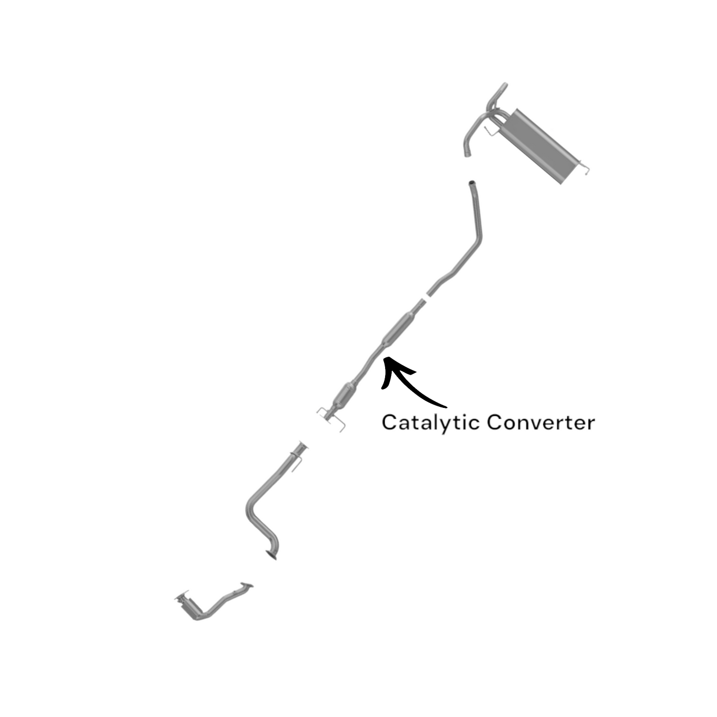 Suzuki SX4 2.0L (2007-2013) Sedan Catalytic Converter