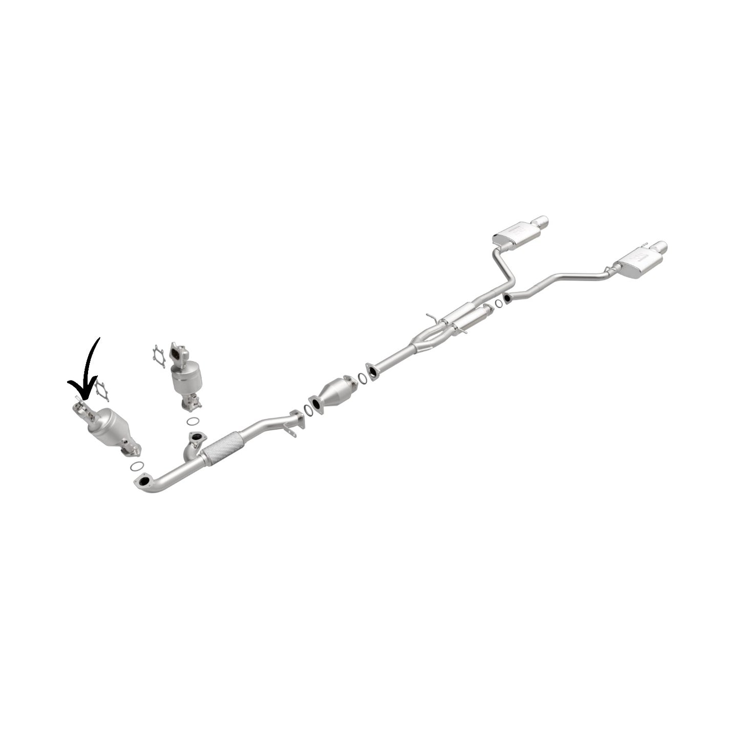 Convertisseur de collecteur côté conducteur pour Acura MDX 3.7L (2010-2013)