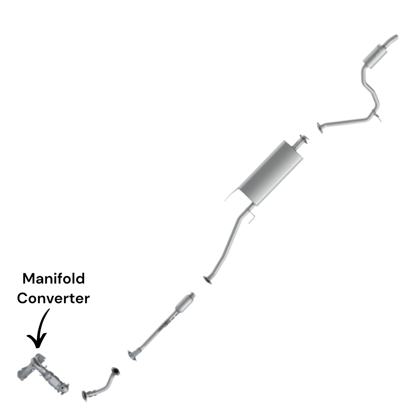 Lexus NX300h 2.5L (2015-2021) Manifold Converter