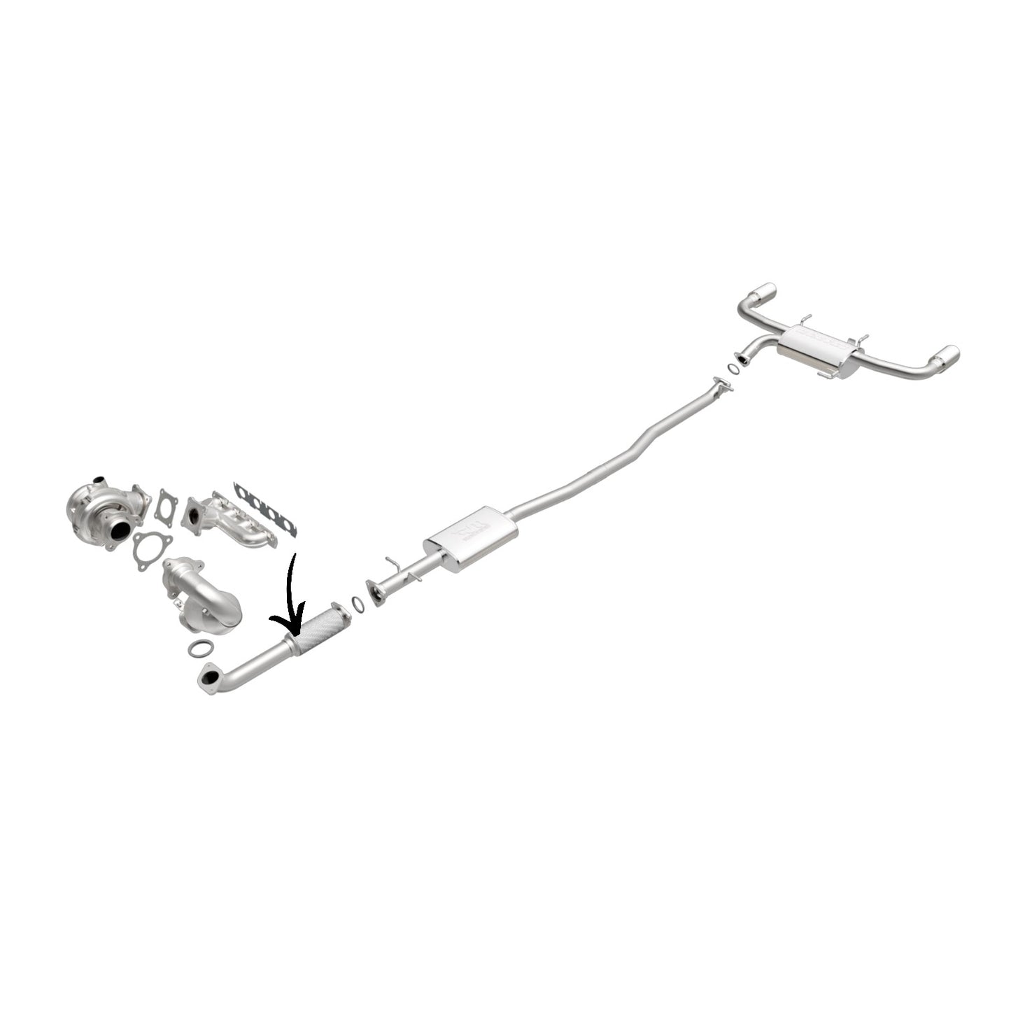 Convertisseur catalytique arrière pour Acura RDX 2.3L (2007-2012)