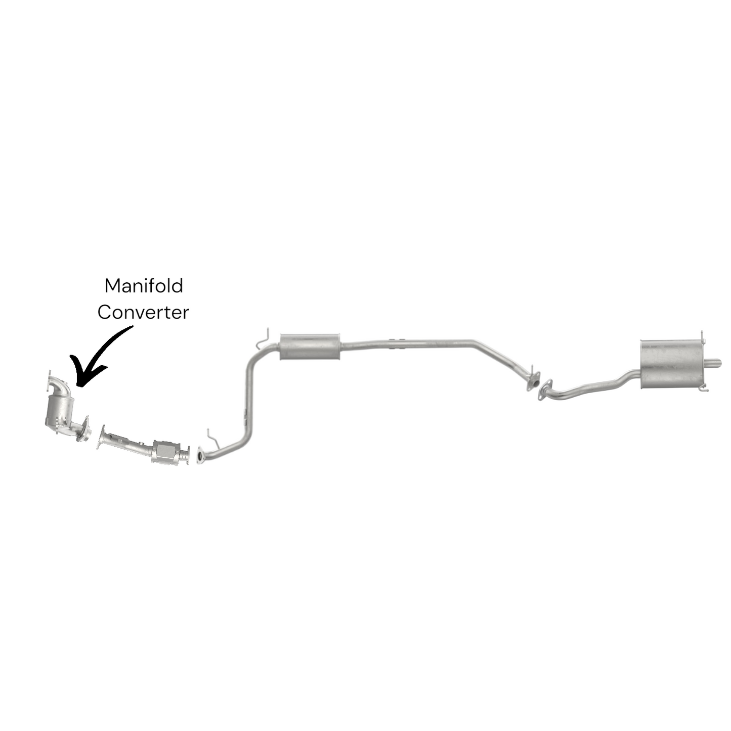 Honda Fit 1.5L (2015-2020) Manifold Converter