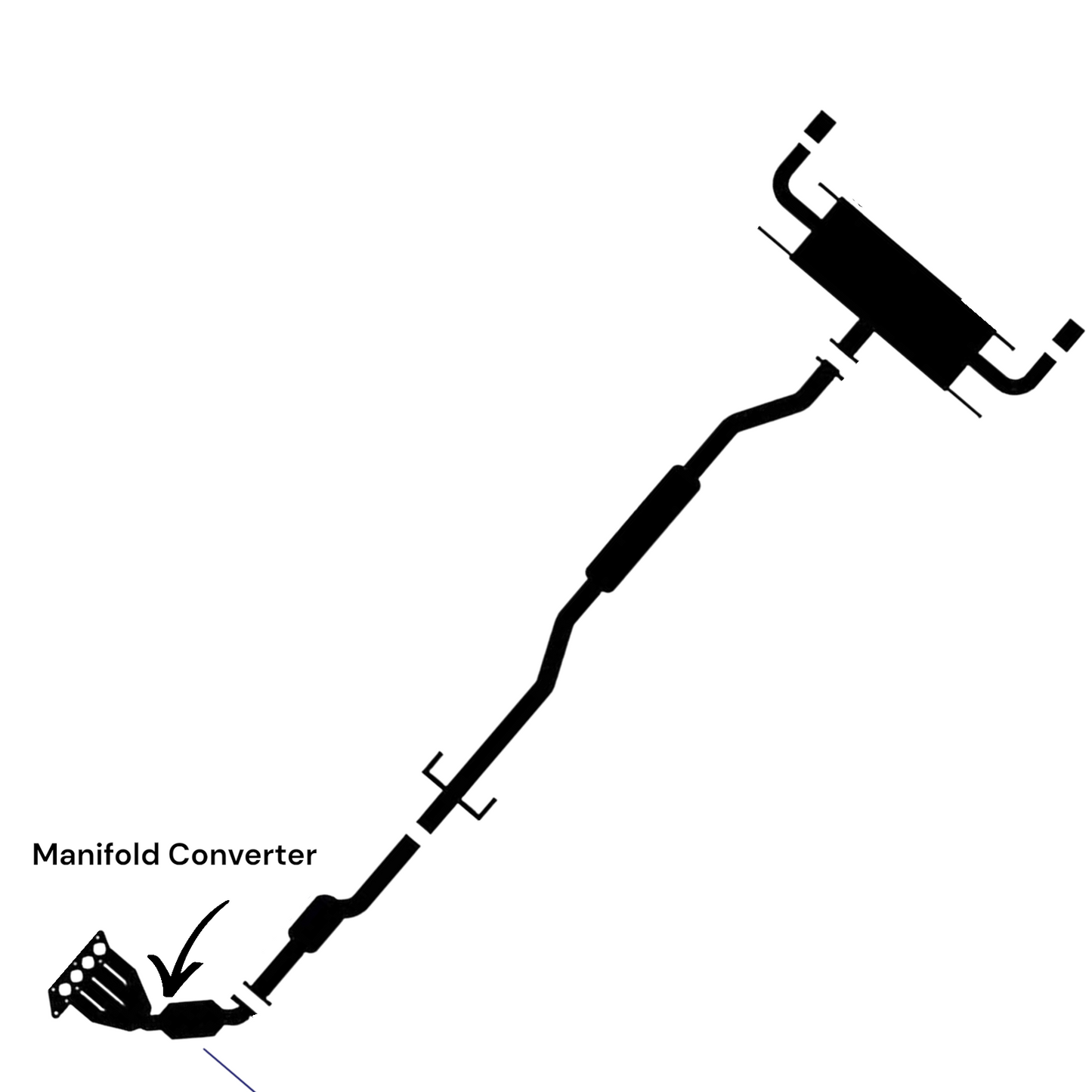 Mazda CX-5 2.5L (2014-2018) (AWD) Manifold Converter With Flex