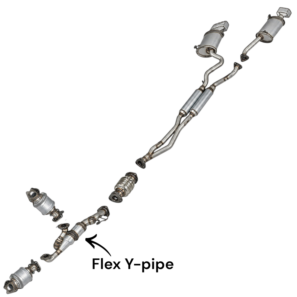 Acura TL 3.7L (2010-2014) (SH-AWD) Flex Y-pipe