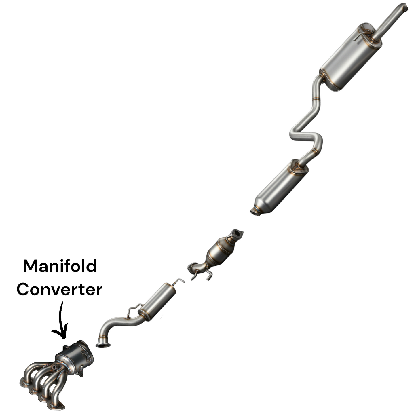 Chevrolet Sonic 1.8L (2013-2018) (Only for PZEV) Manifold Converter