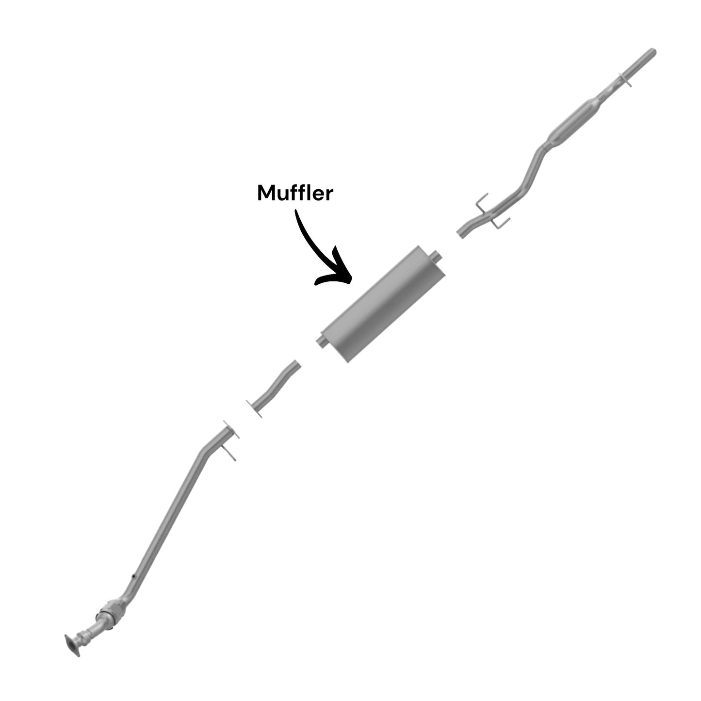 Saturn Relay 3.9L (2007) Muffler