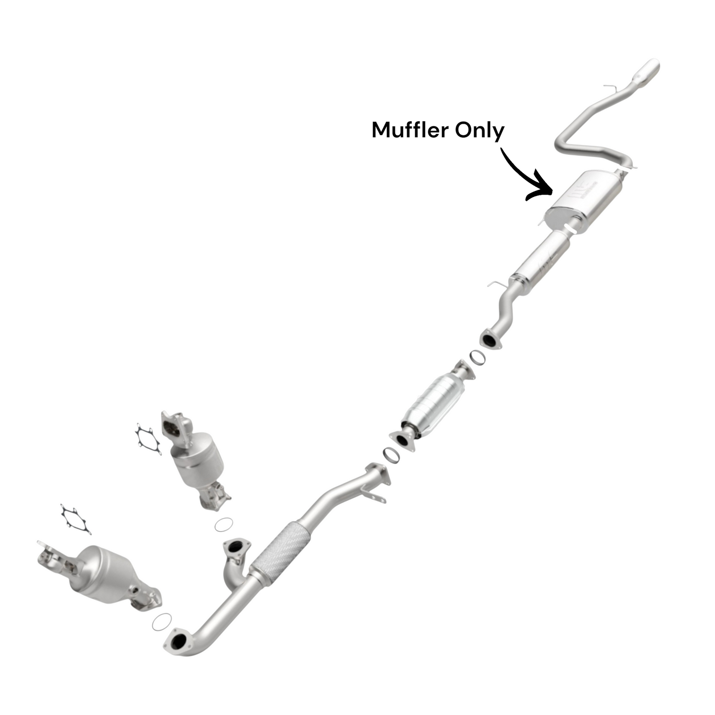 Honda Odyssey 3.5L (2011-2013) Muffler Only