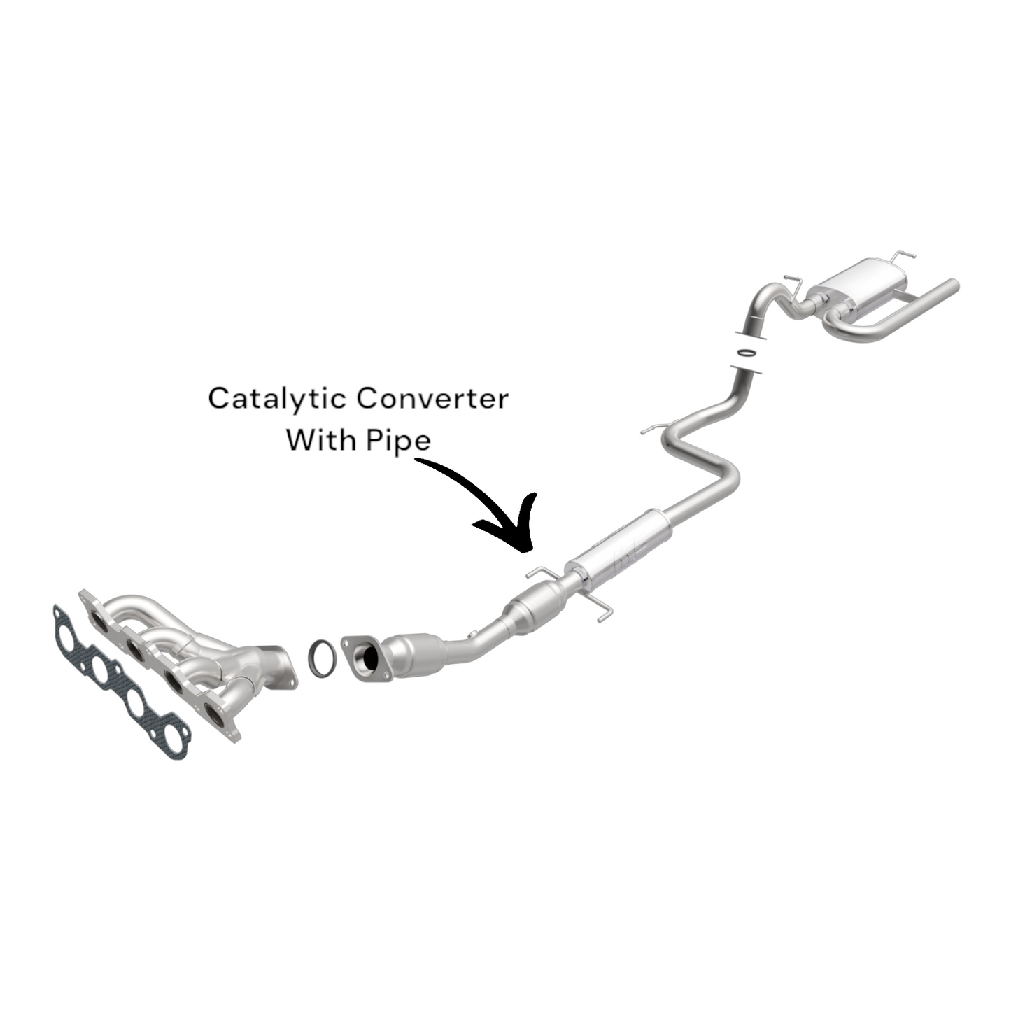 Toyota Yaris 1.5L (Sedan) (2007-2010) Catalytic Converter With Pipe
