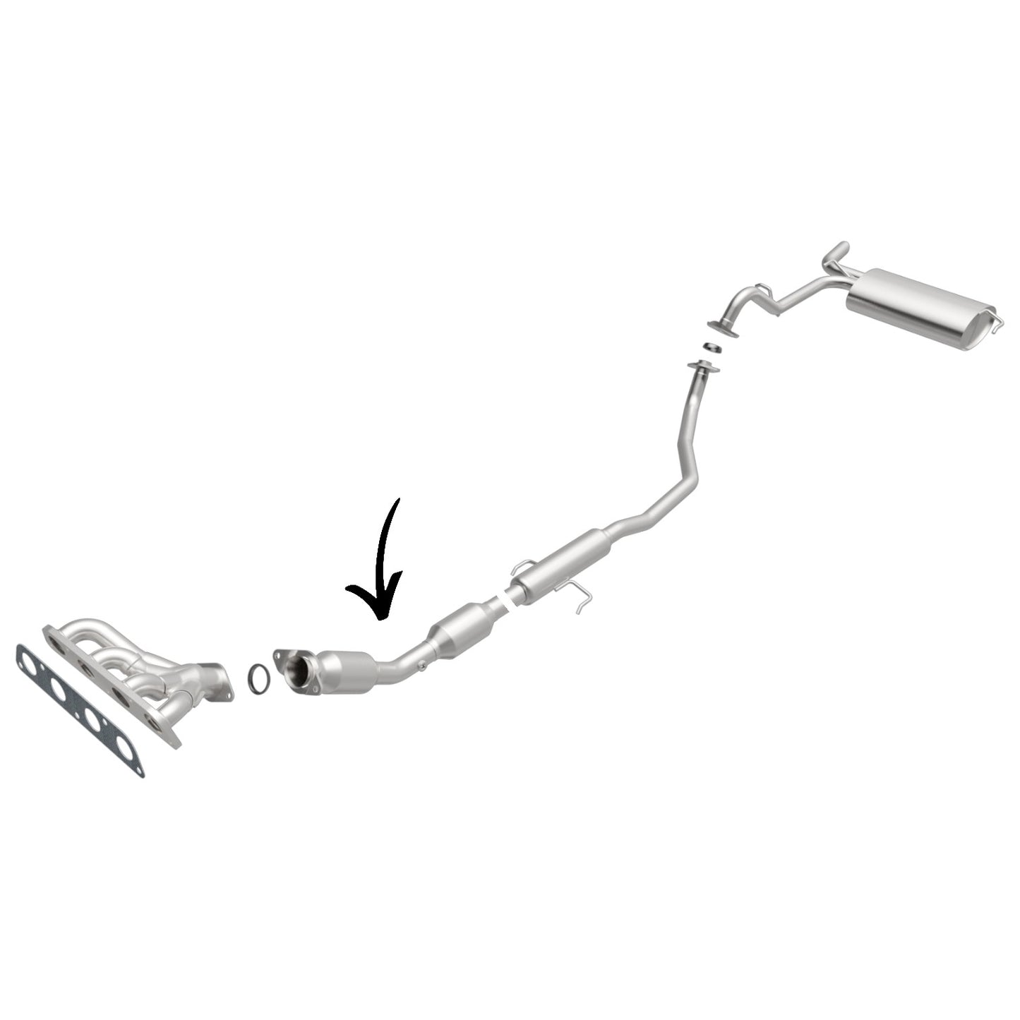 Convertisseur catalytique pour Toyota Matrix 1.8L (2009-2013)
