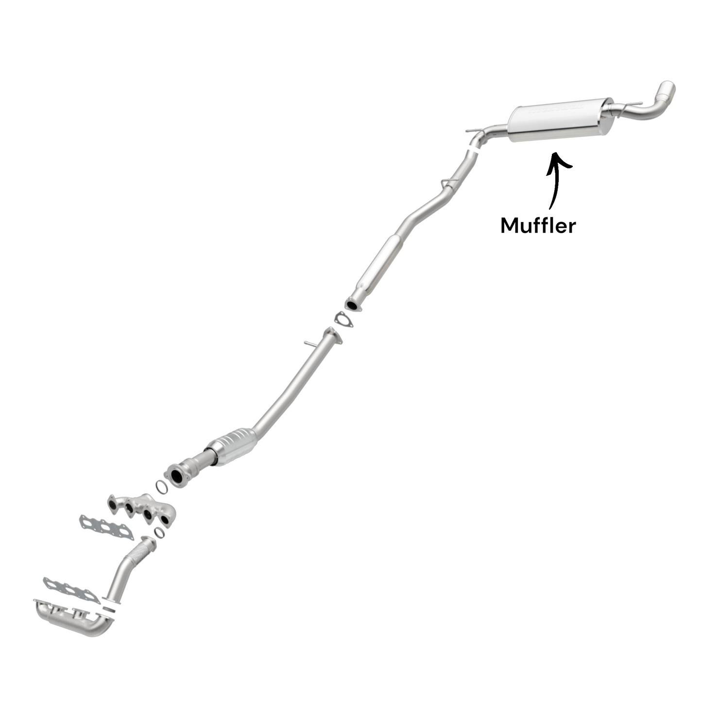 Pontiac Torrent 3.4L (2006) Muffler