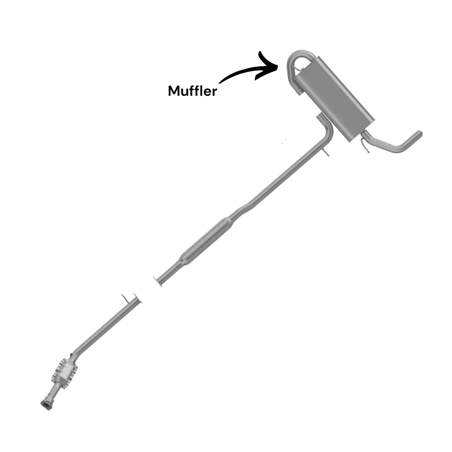 Chevrolet Equinox 3.4L (2007-2009) Muffler