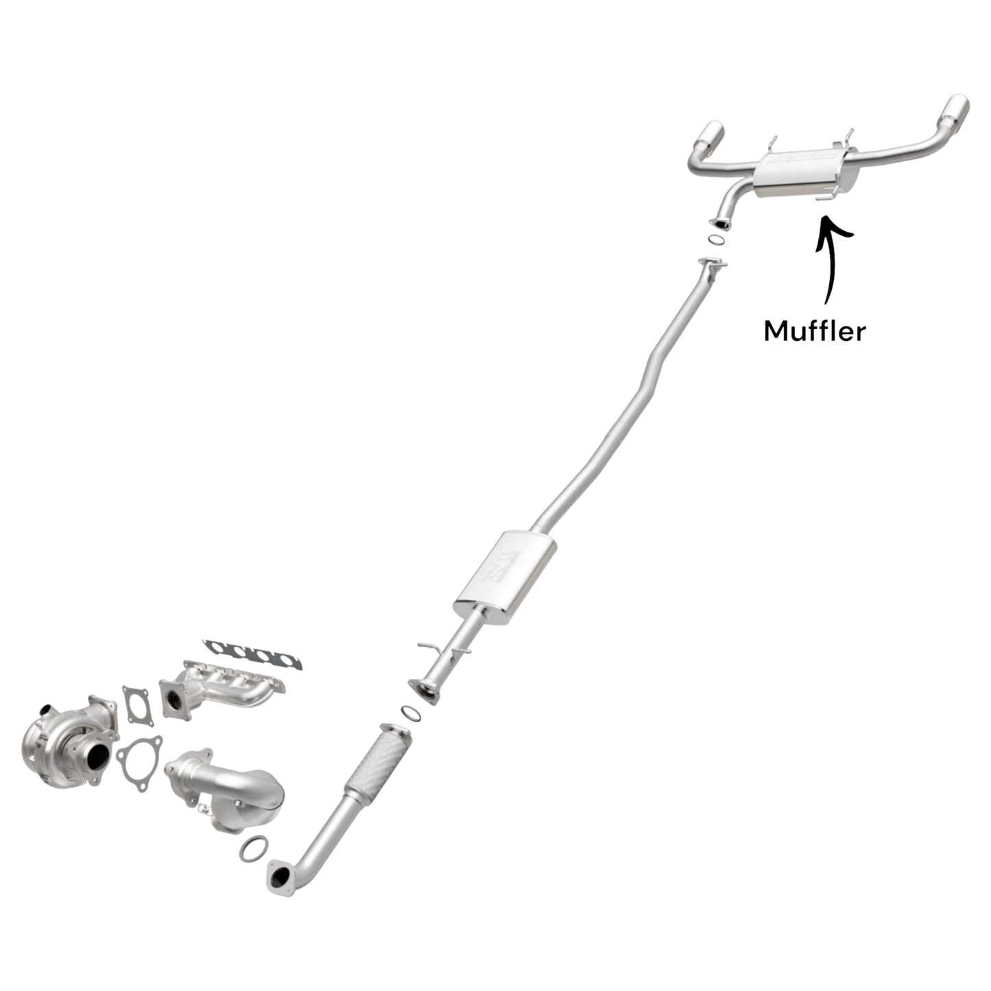 Acura RDX 2.3L (Turbo) (2010-2012) Muffler