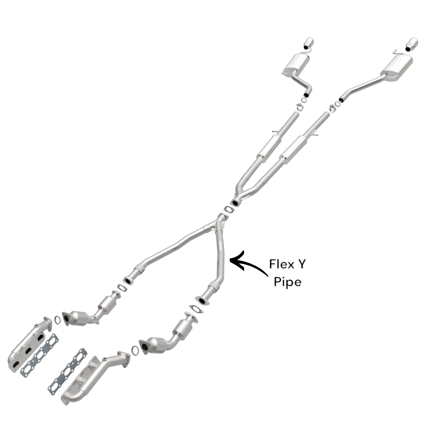 Tuyau en Y flexible pour Infiniti M35 3.5L 2006-2010