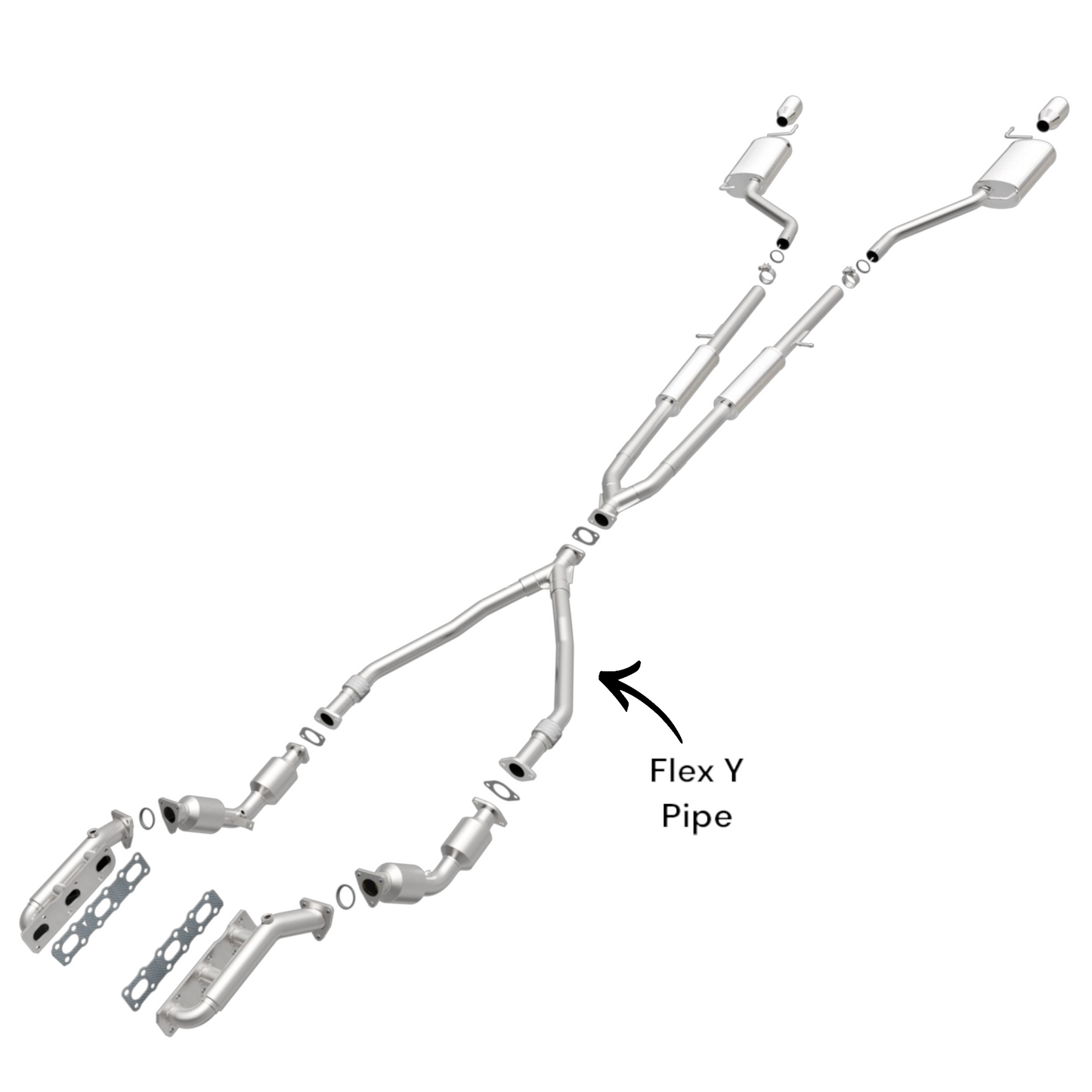 Infiniti Q40 3.7L 2015 Flex Y Pipe