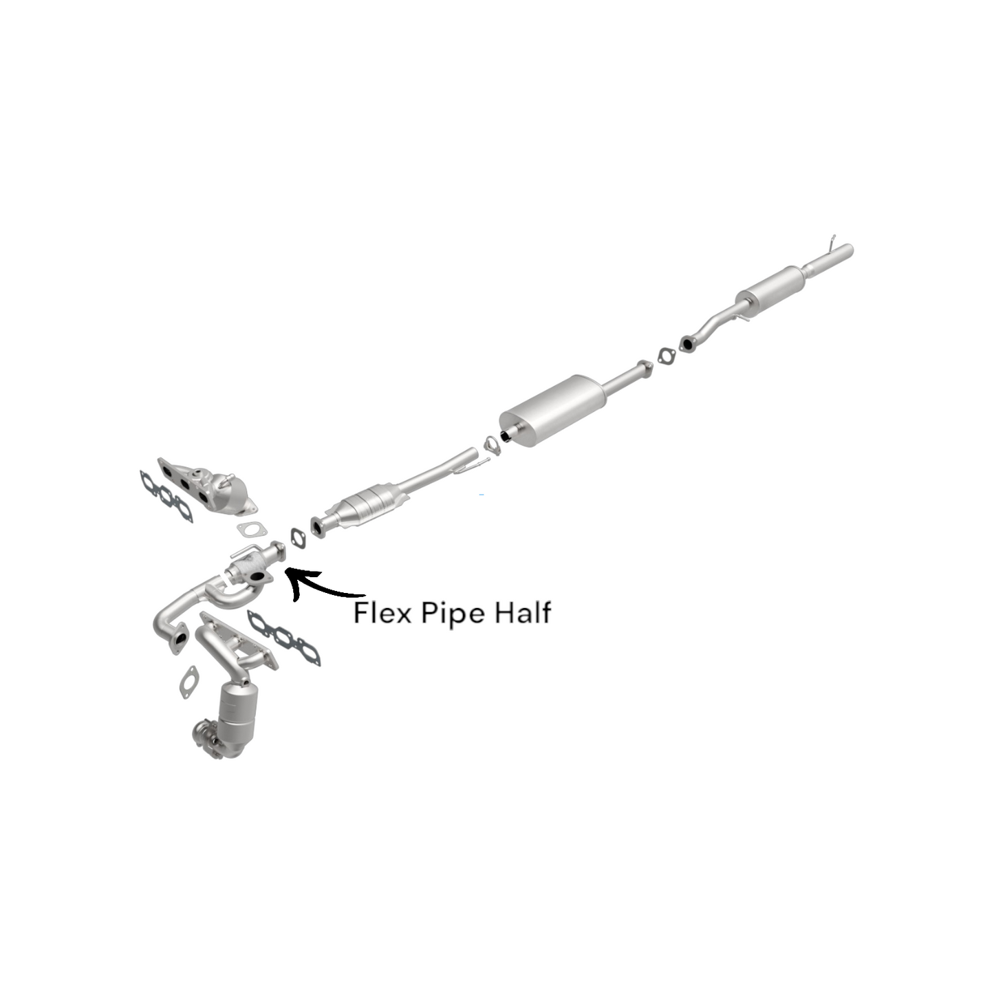 Mercury Mariner 3.0L (2005-2007) Flex Pipe (Half)