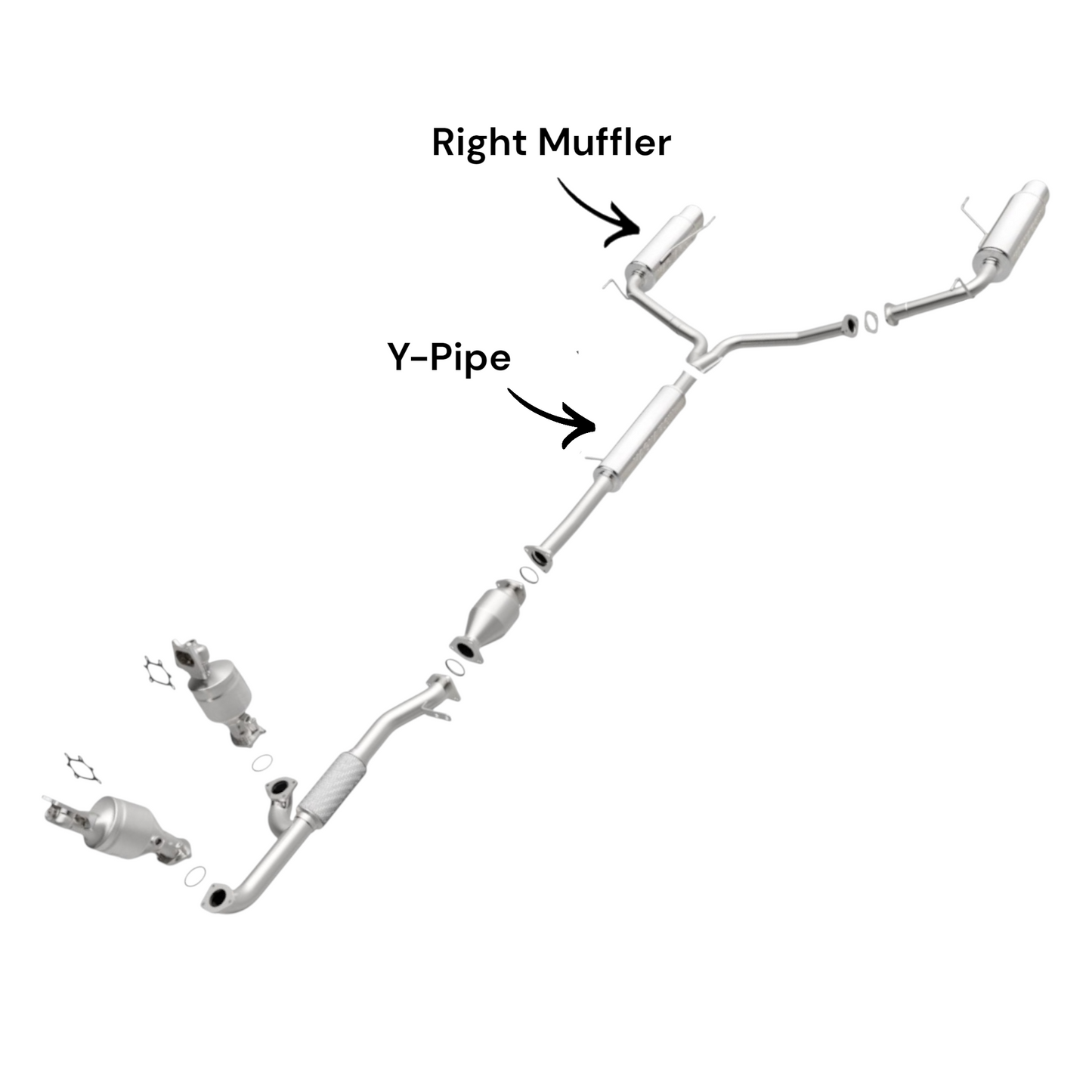 Silencieux arrière droit pour Acura MDX 3.5L (2004-2006)