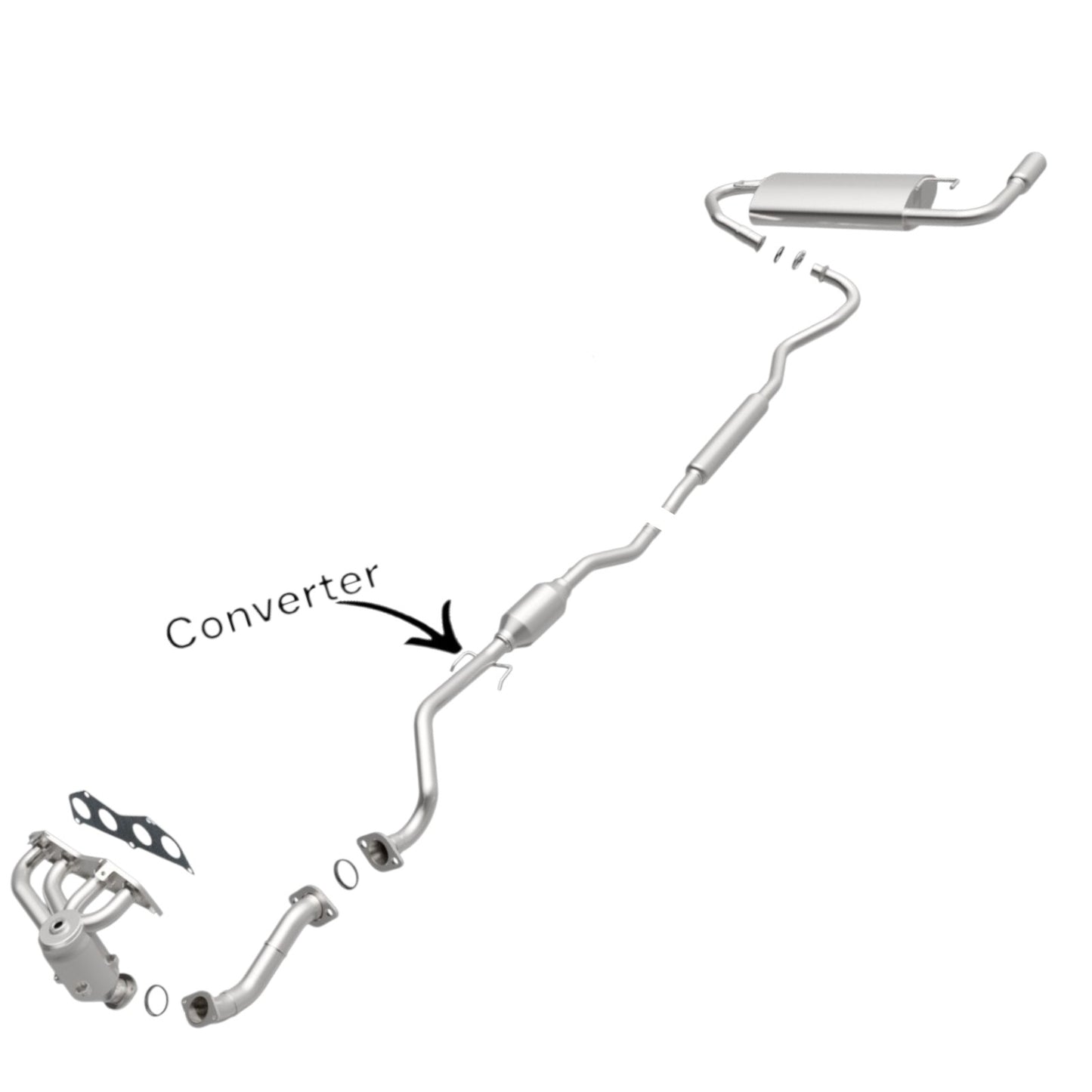 Toyota Matrix 1.8L (2003-2006) (AWD) Catalytic Converter