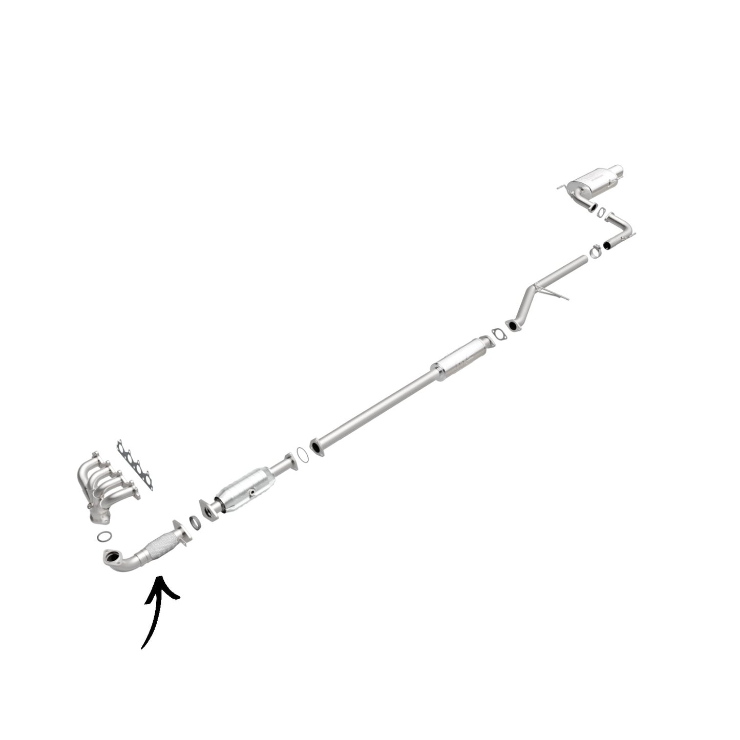 Tuyau flexible avant pour Honda Accord 2.3L (1998-2002) V4