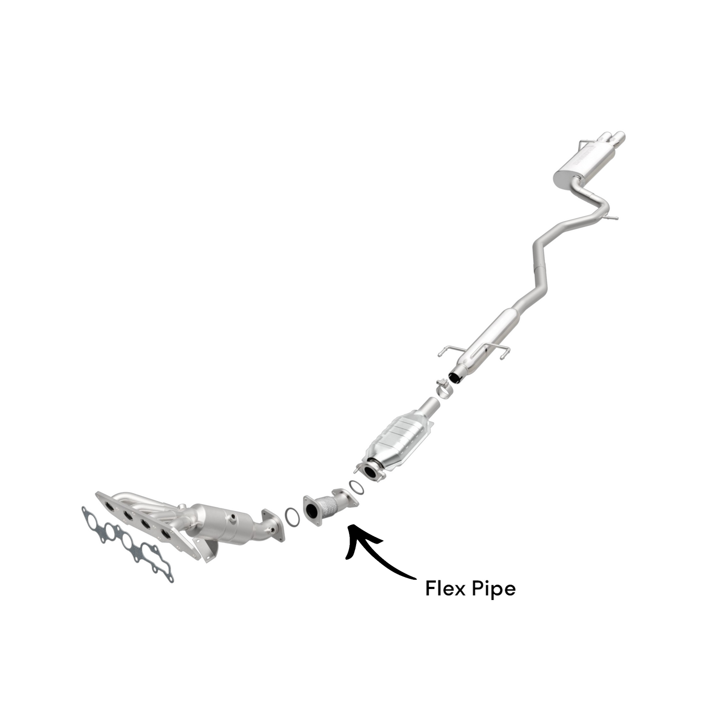 Mercury Milan 2.3L (2006-2009) V4 Front Flex Pipe