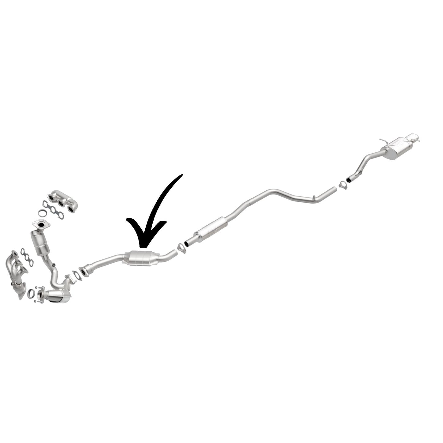 Ford Taurus 3.0L (2000-2007) Rear Catalytic Converter