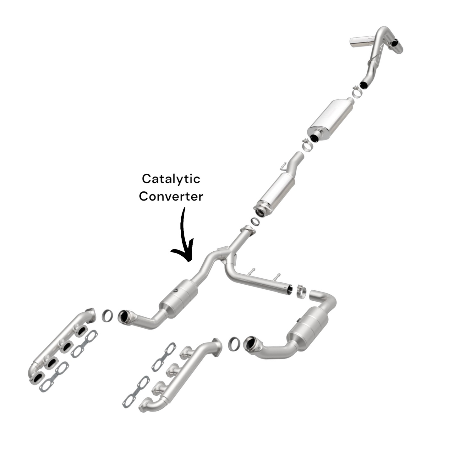 Convertisseur catalytique pour Ford F-150 5.0L 2011-2014 (uniquement pour les normes d'émissions californiennes)