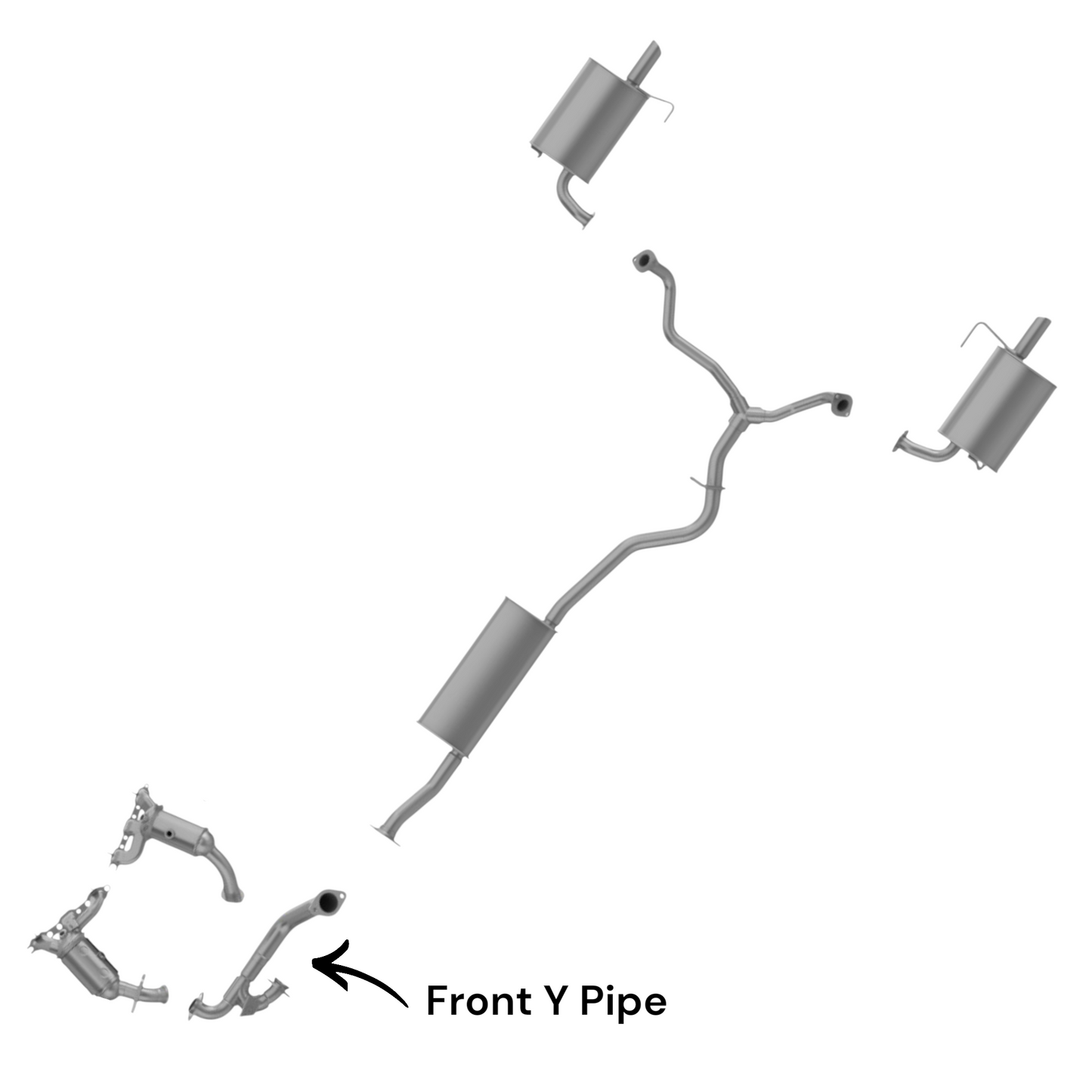 Chrysler Pacifica 4.0L (2007-2008) Front Y Pipe