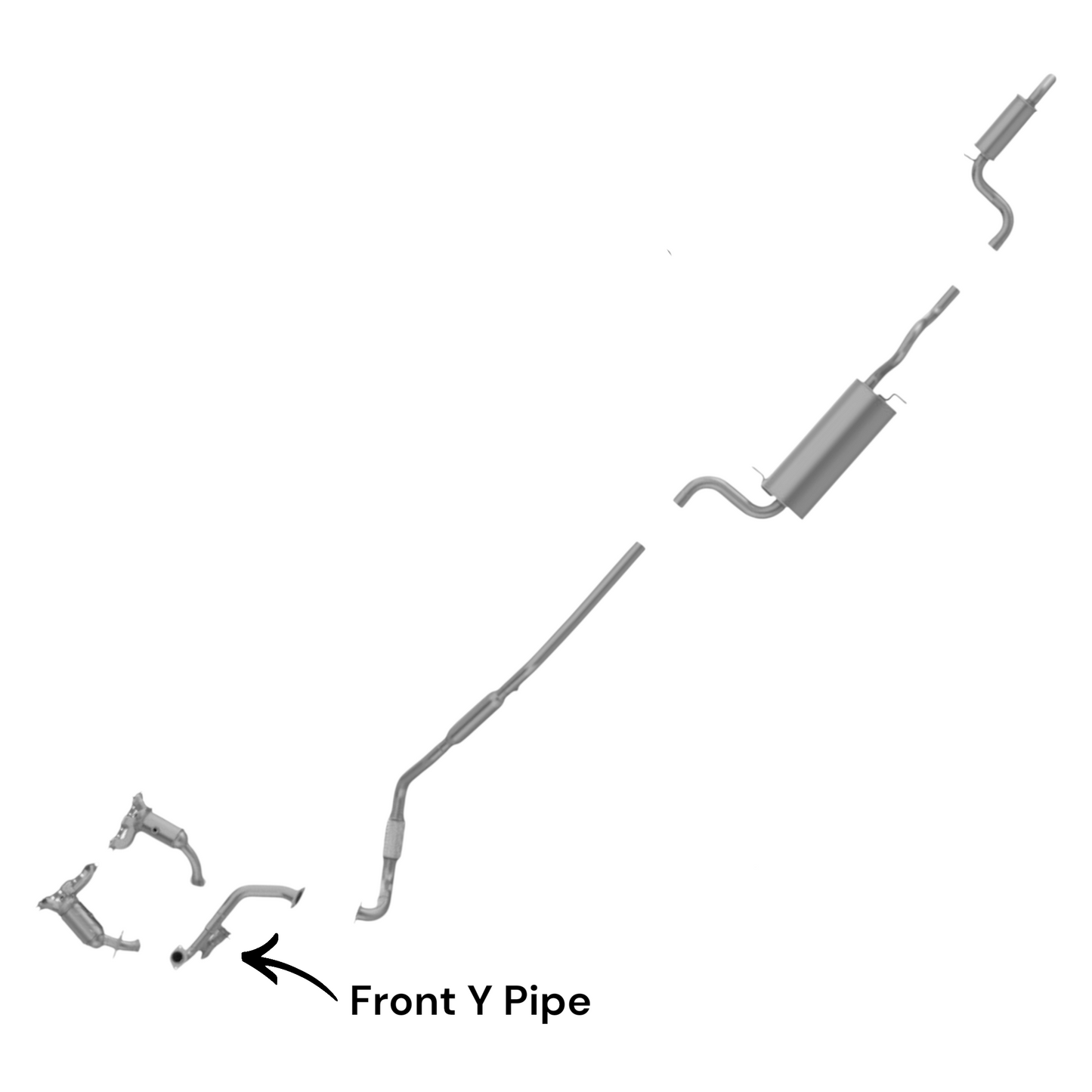 Dodge Grand Caravan 4.0L (2008-2010) Front Y Pipe