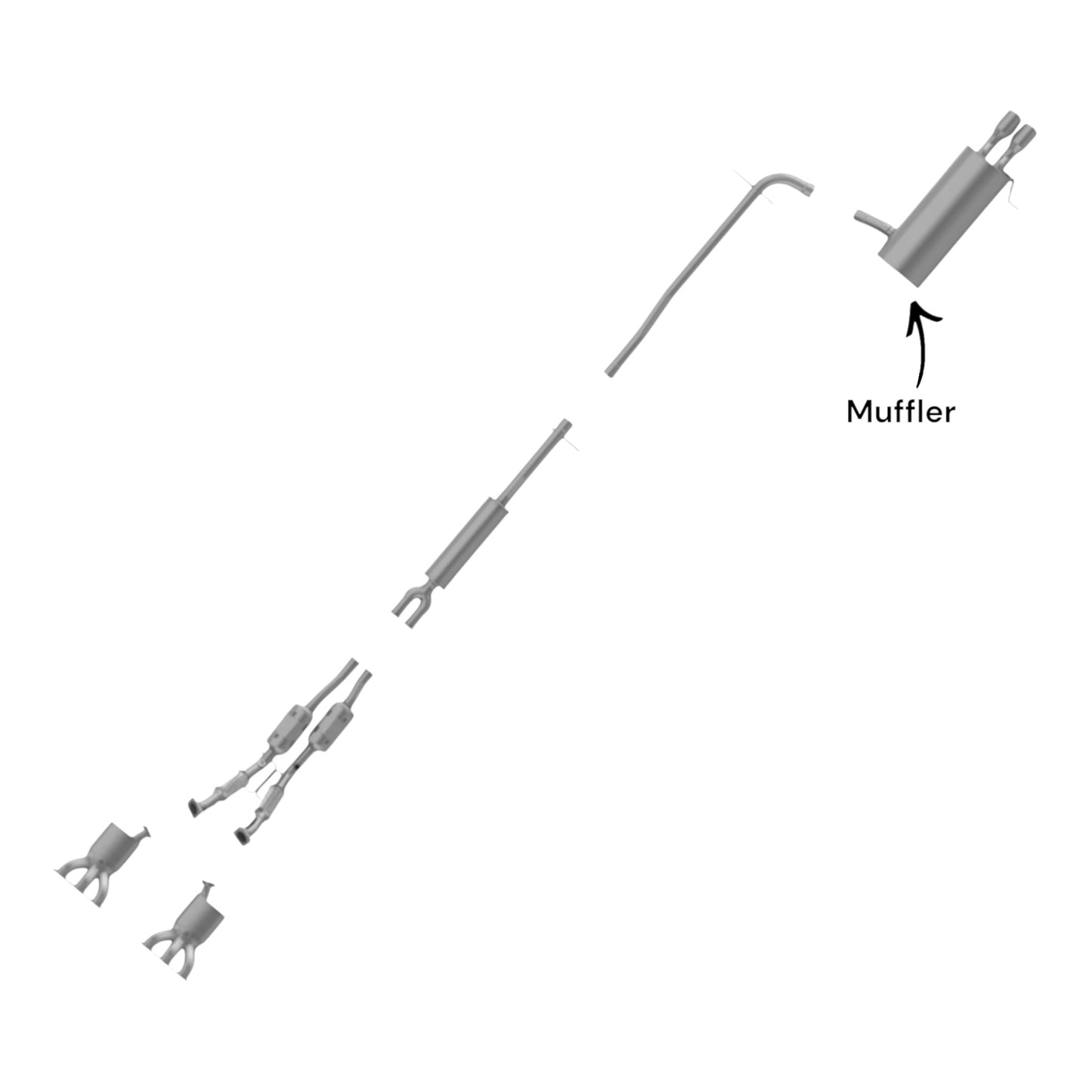 Volvo XC90 3.2L (2007-2014) Muffler