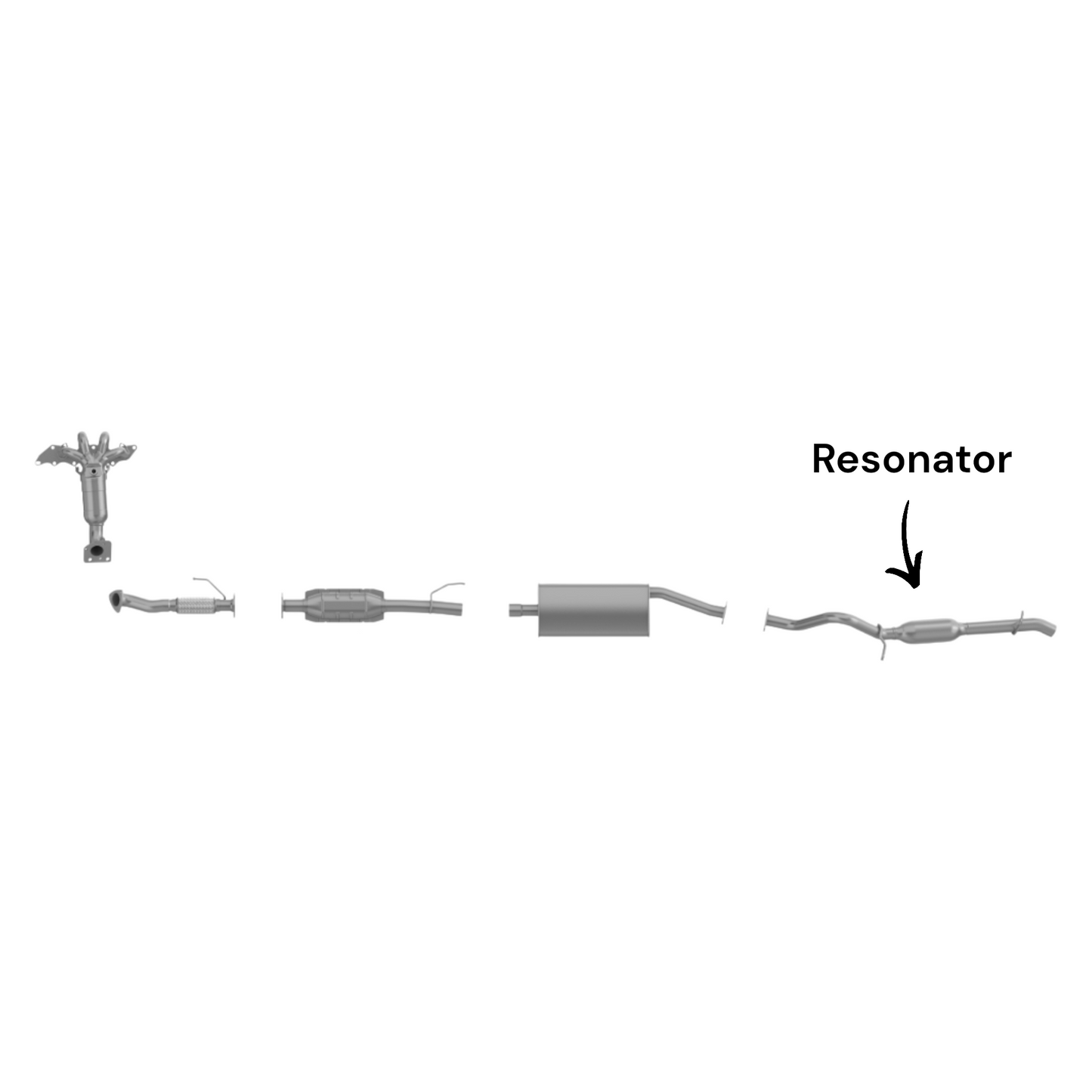 Ford Escape 2.3L (2005-2008) Resonator