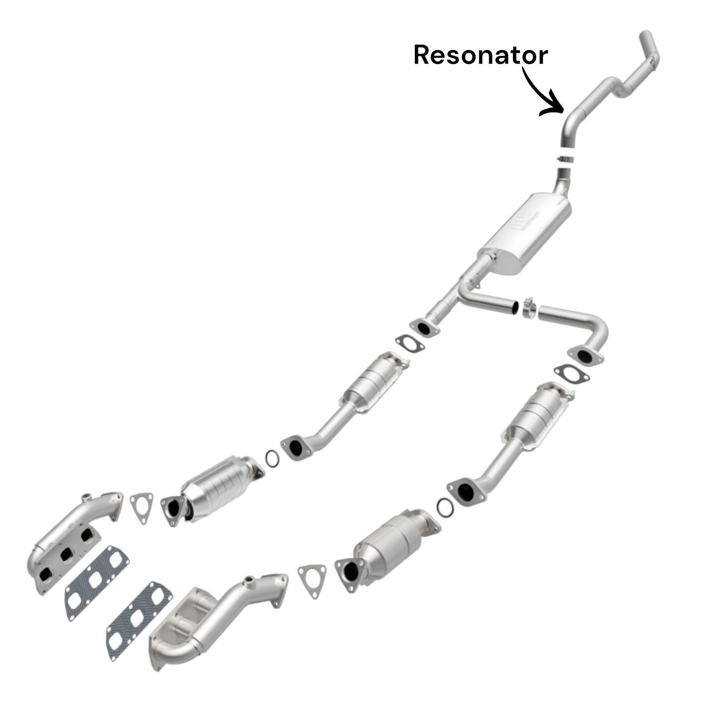 Système d'échappement complet pour Nissan Frontier 2.5L (2005-2018)