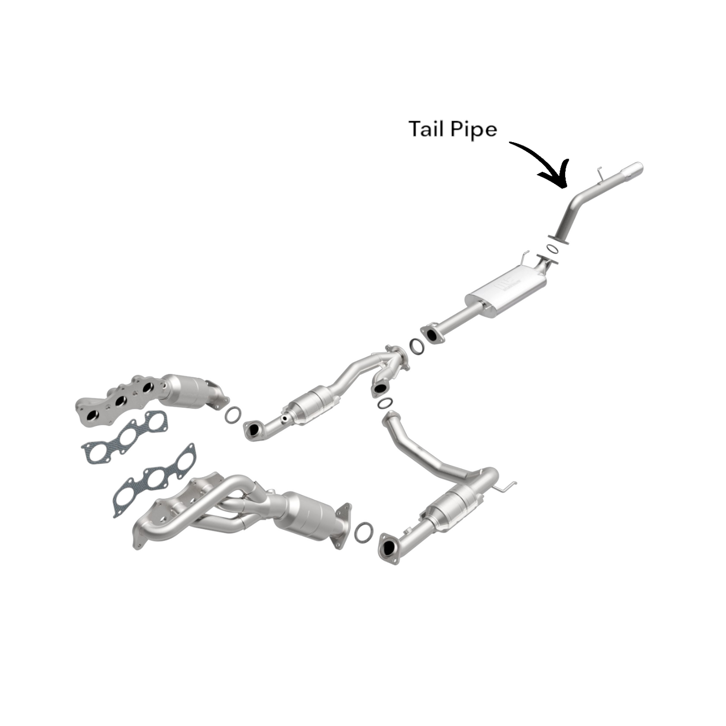 Tuyau d'échappement pour Toyota FJ Cruiser 4.0L V6 (2007-2014)