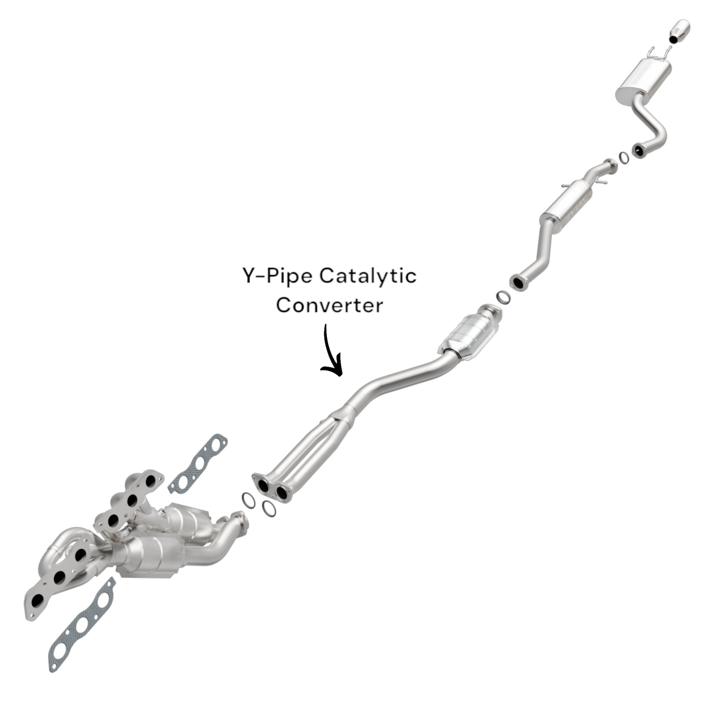 Convertisseur catalytique en Y pour Lexus GS300 3.0L (2001-2005)