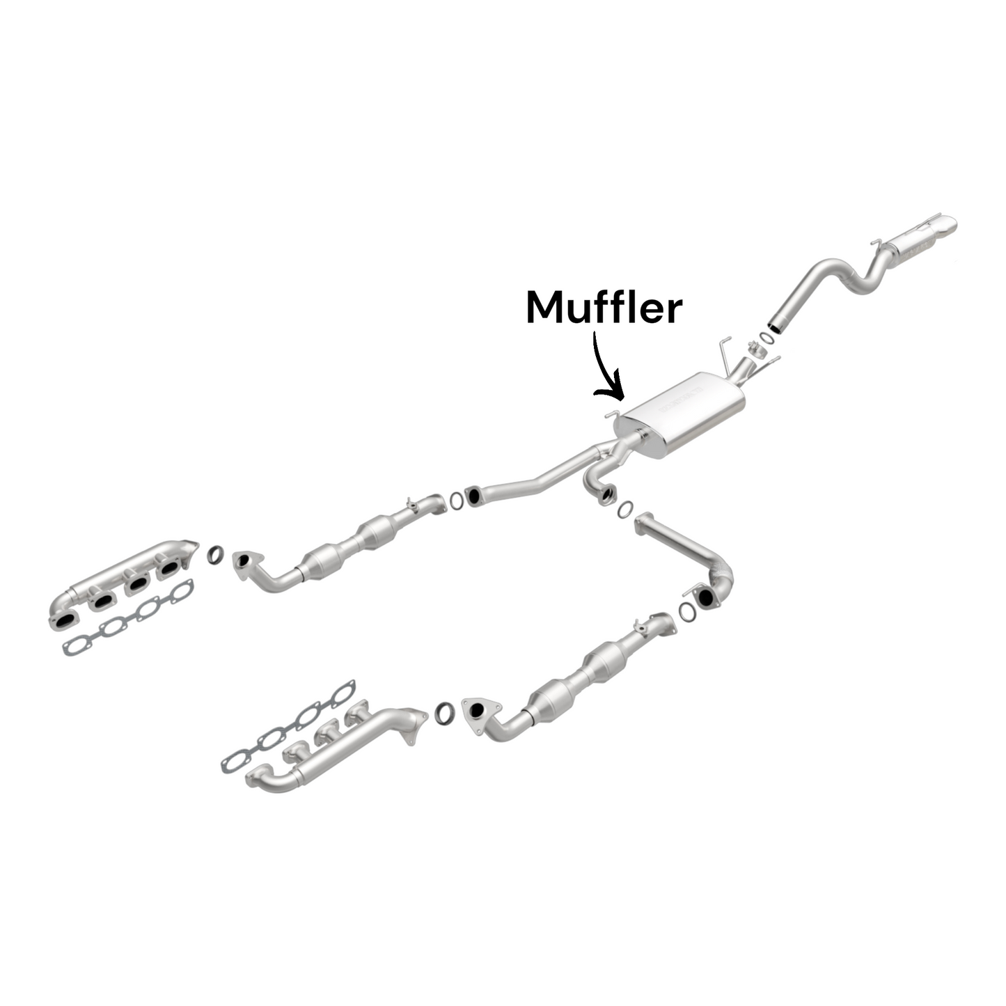 Lexus LX470 4.7L 1998-2007 Muffler
