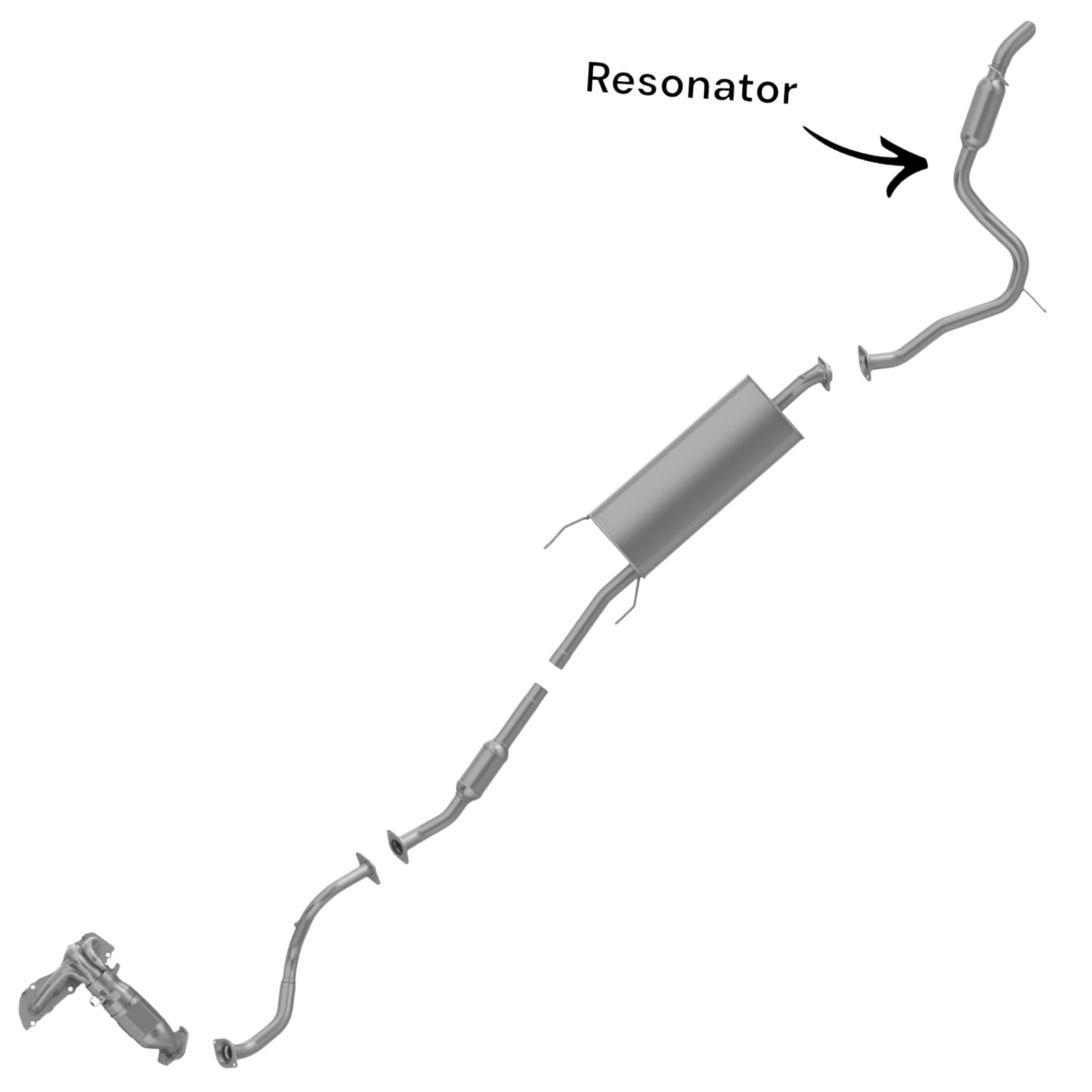 Toyota RAV4 2.5L (2009-2012) Tail Pipe with Resonator
