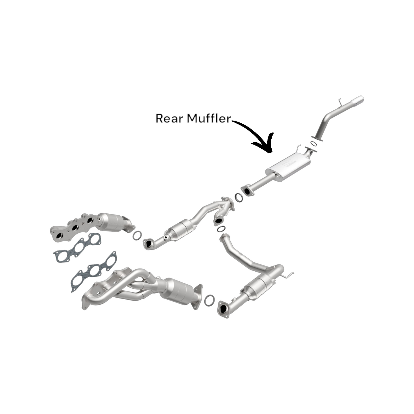 Silencieux arrière pour Toyota FJ Cruiser 4.0L V6 (2007-2014)