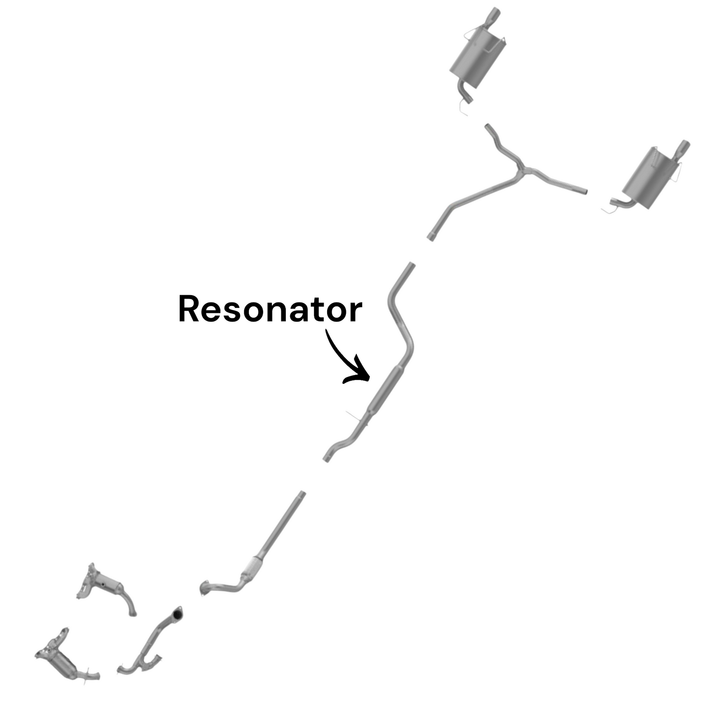 Dodge Journey 3.5L (2009-2010) Resonator