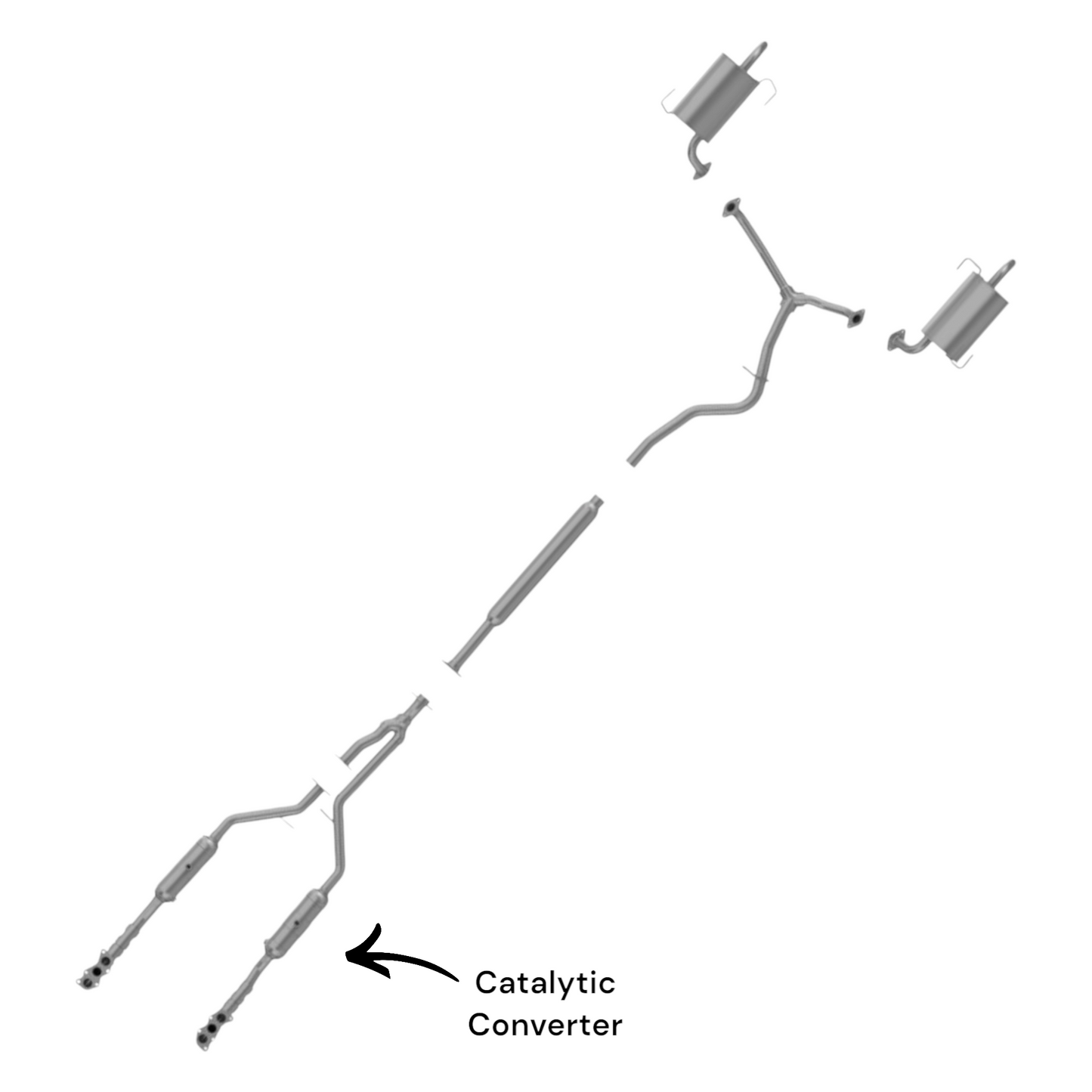 Subaru Outback 3.6L (2010-2015) Left Side Catalytic Converter