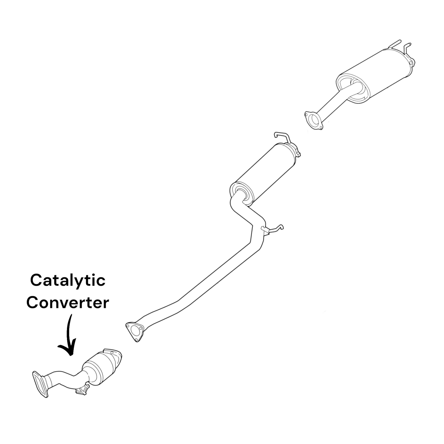 Honda Civic 2.4L (2012-2015) Catalytic Converter
