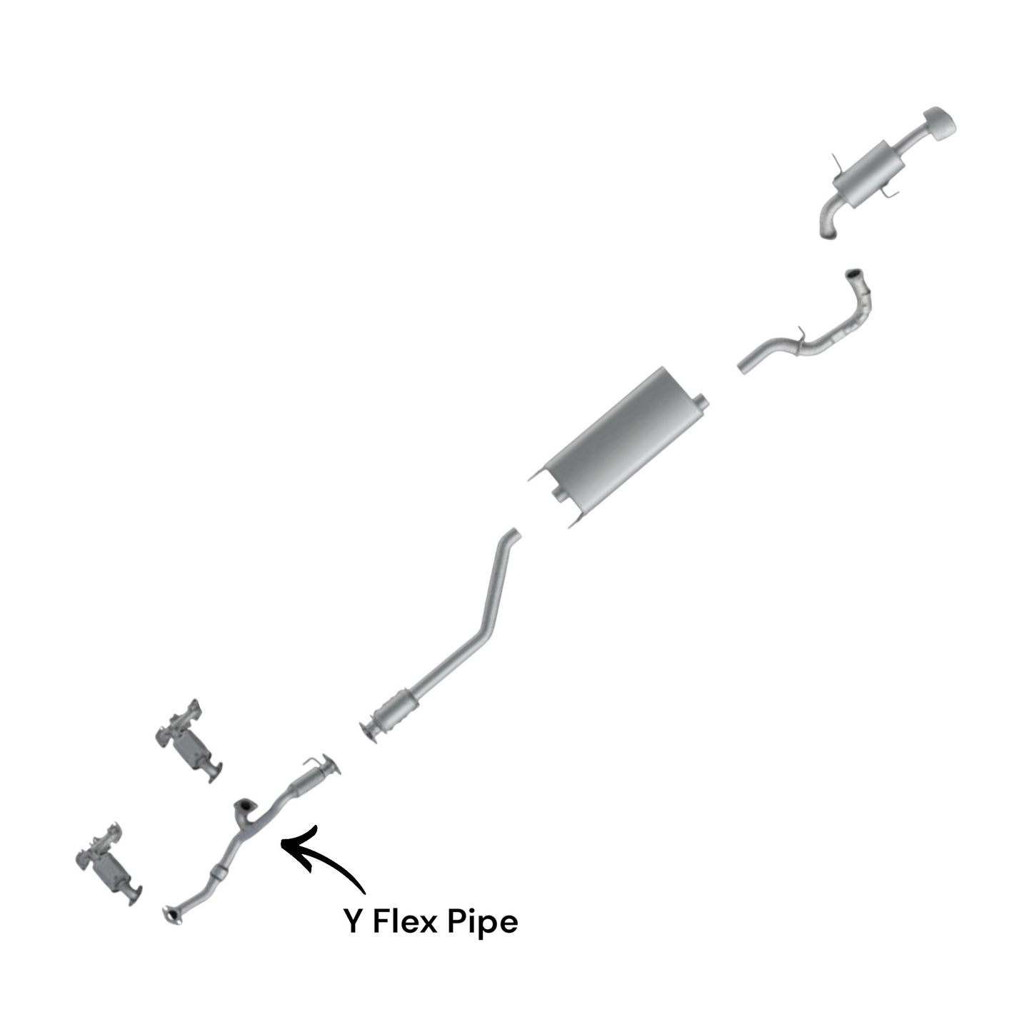 Kia Sorento 3.3L (2014-2015) (AWD Only) Y Flex Pipe