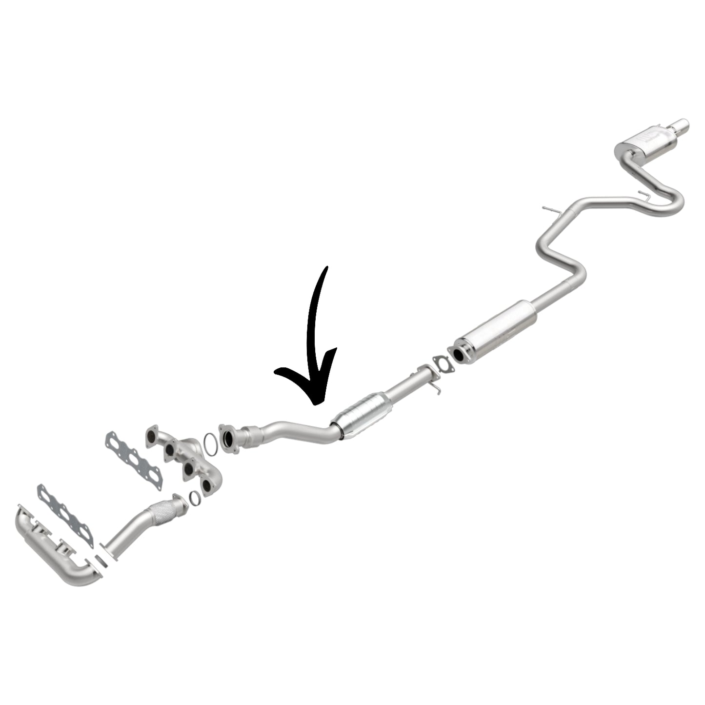 Buick Century 3.1L 1997-2005 Catalytic Converter With Flex