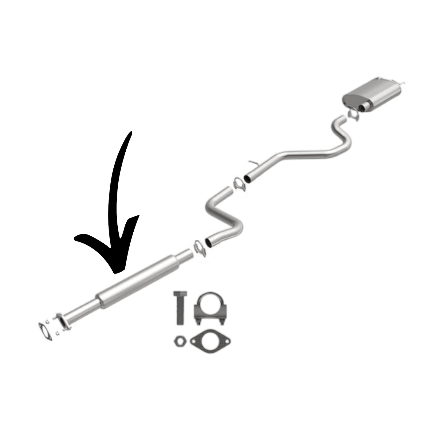Résonateur uniquement (O/A-32") pour Buick LaCrosse 3.8L (2005-2009)